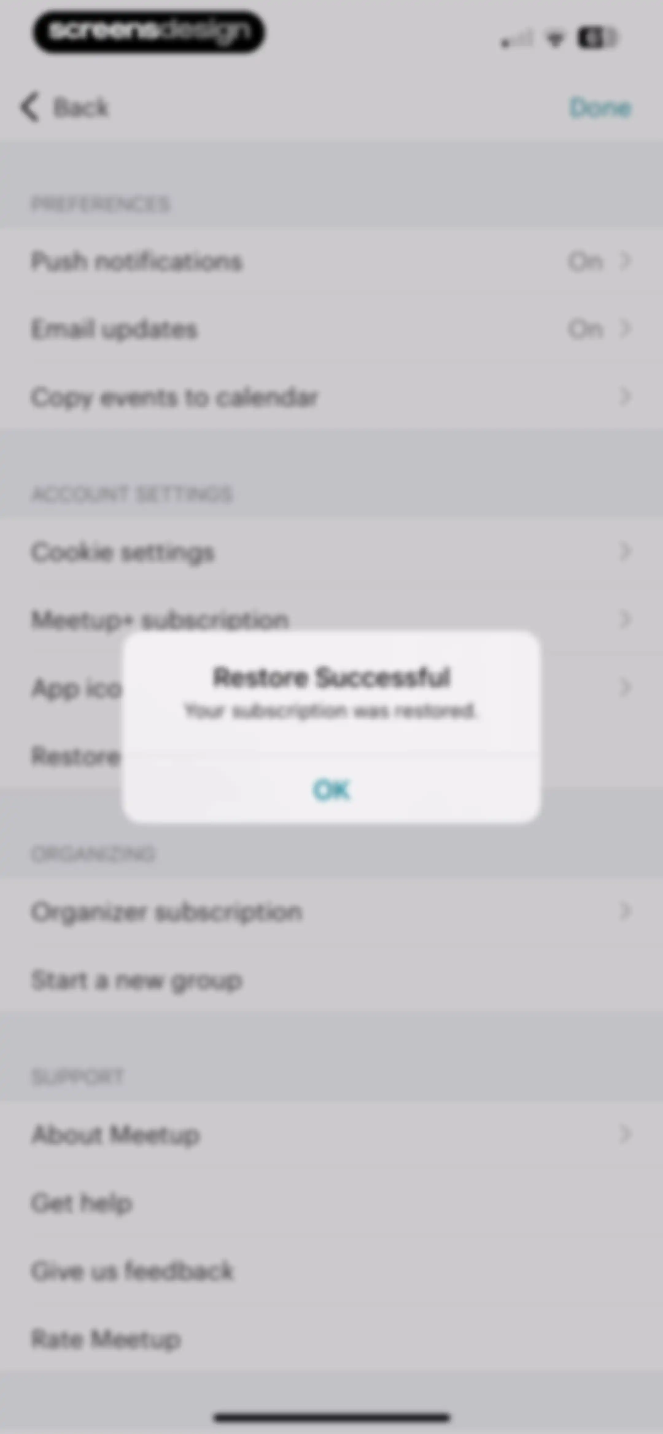 Meetup: Social Events & Groups screen 121