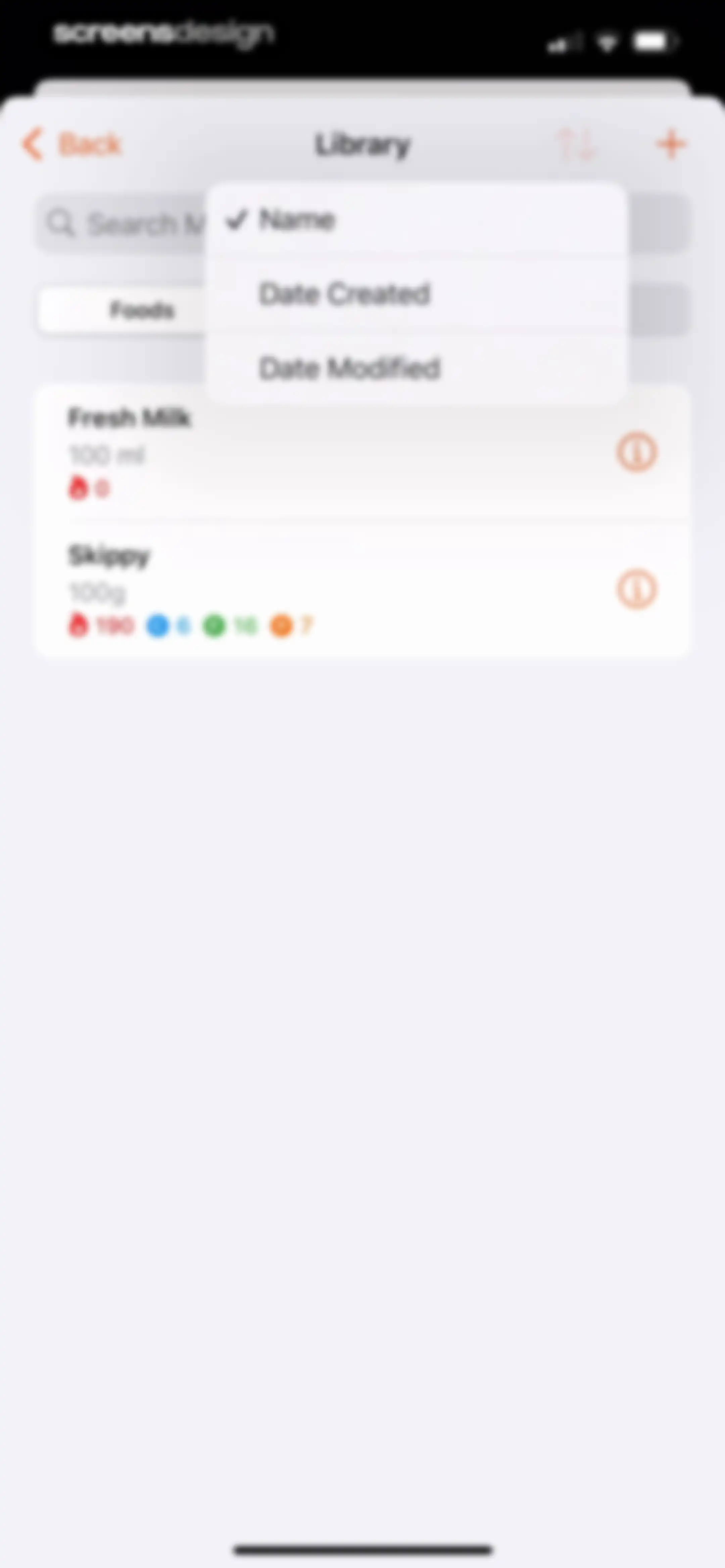 Nutrition Tracker: Foodnoms screen 106