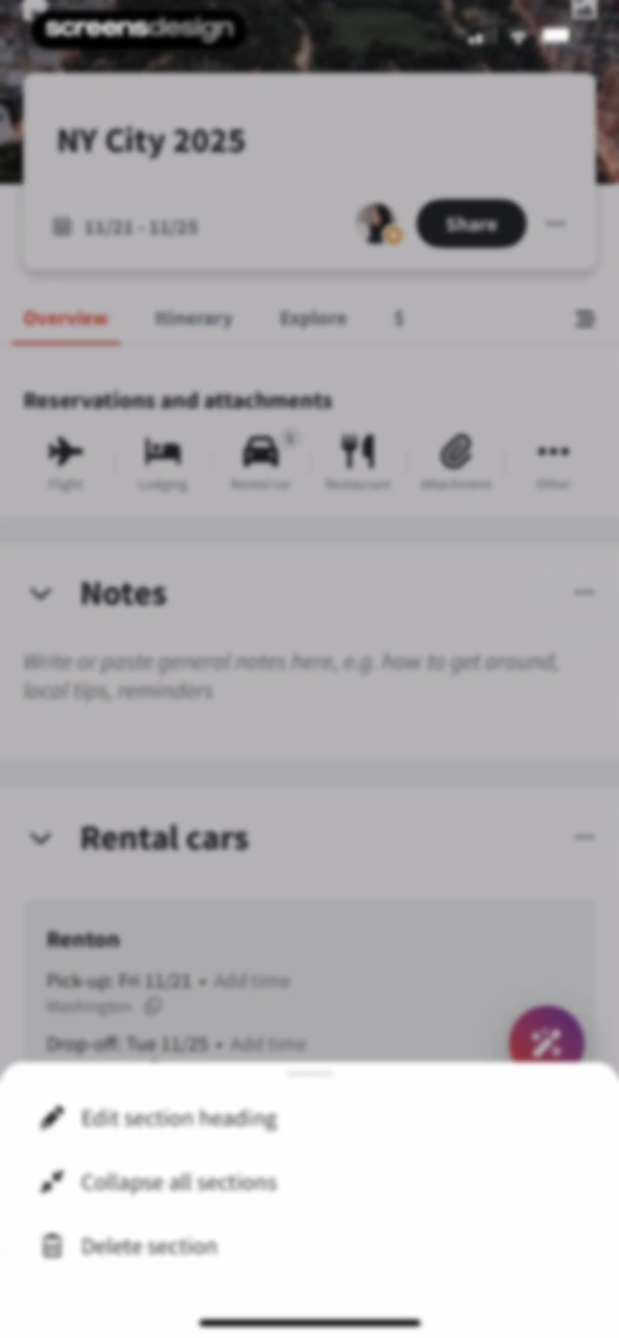 Wanderlog - Travel Planner screen 111