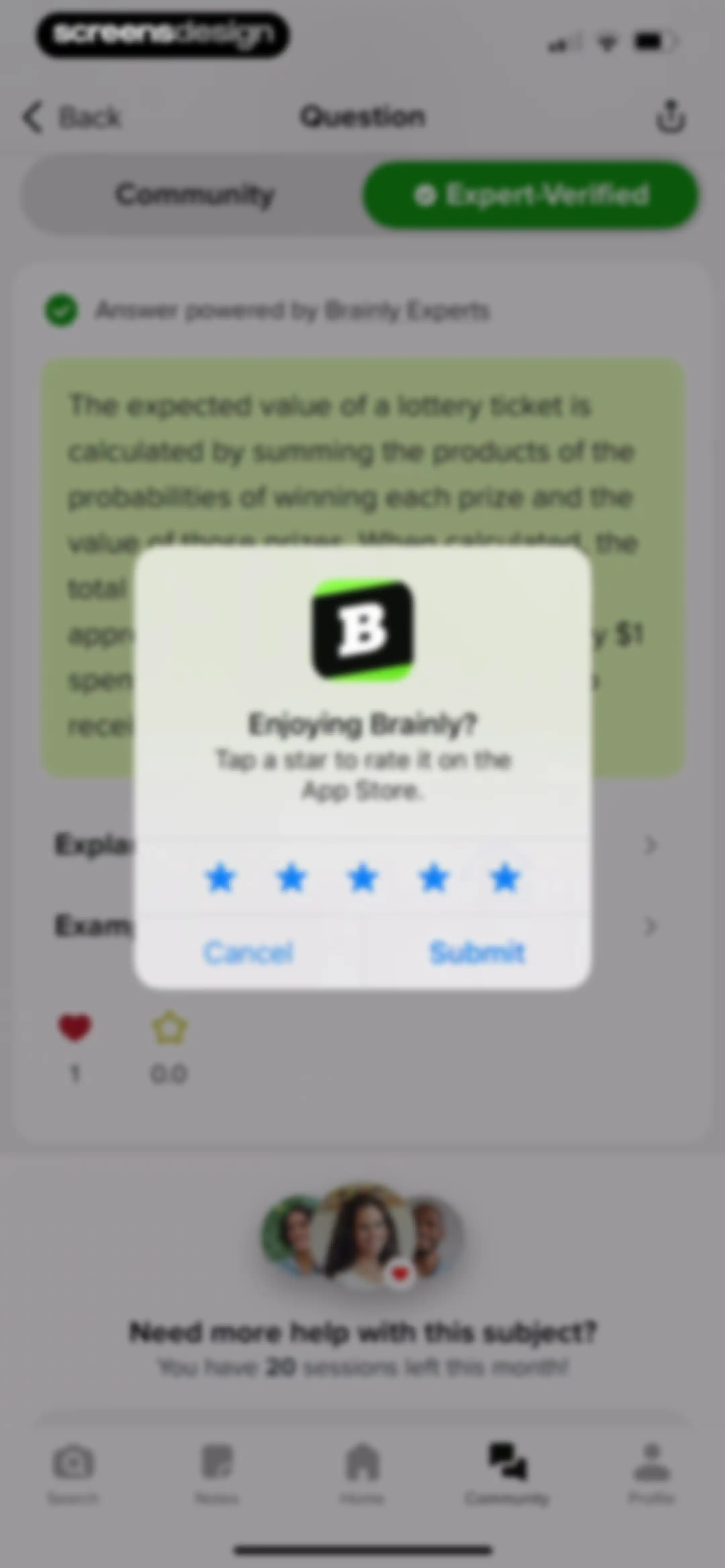 Brainly: Your Personal Tutor screen 91