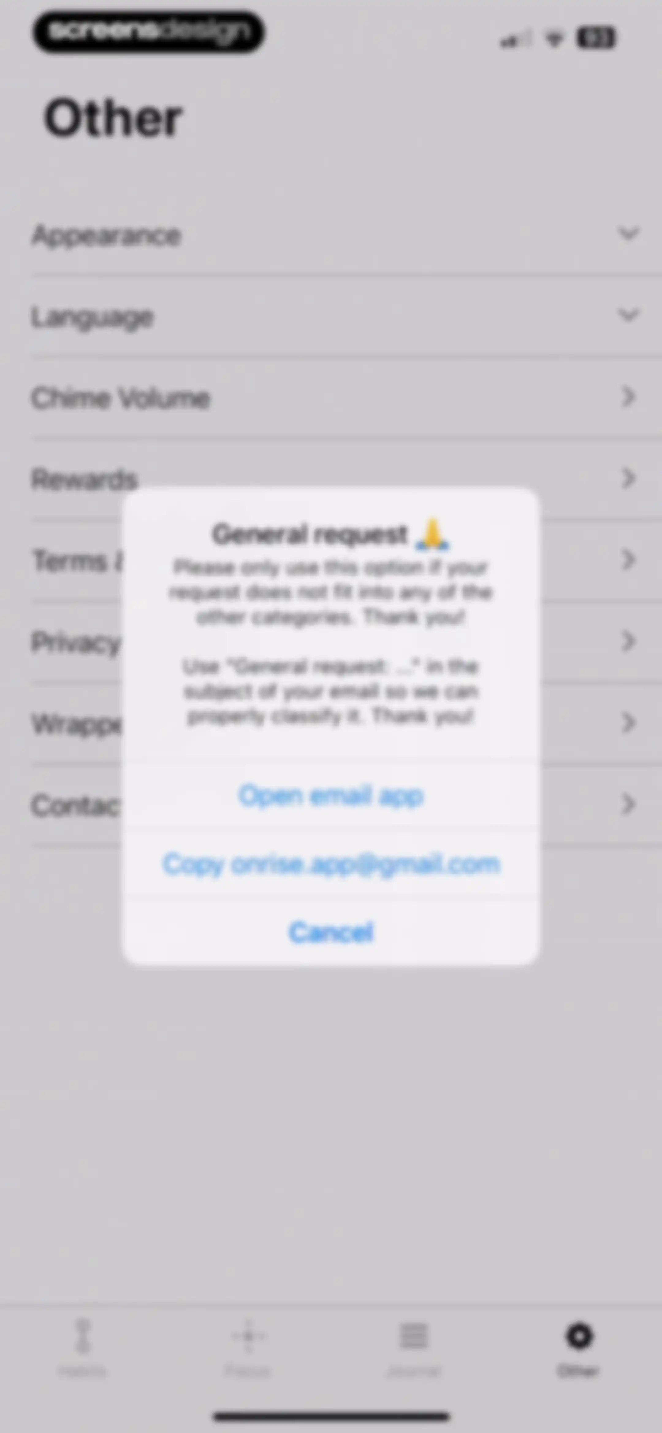 Onrise: Habit Tracker & Focus screen 64