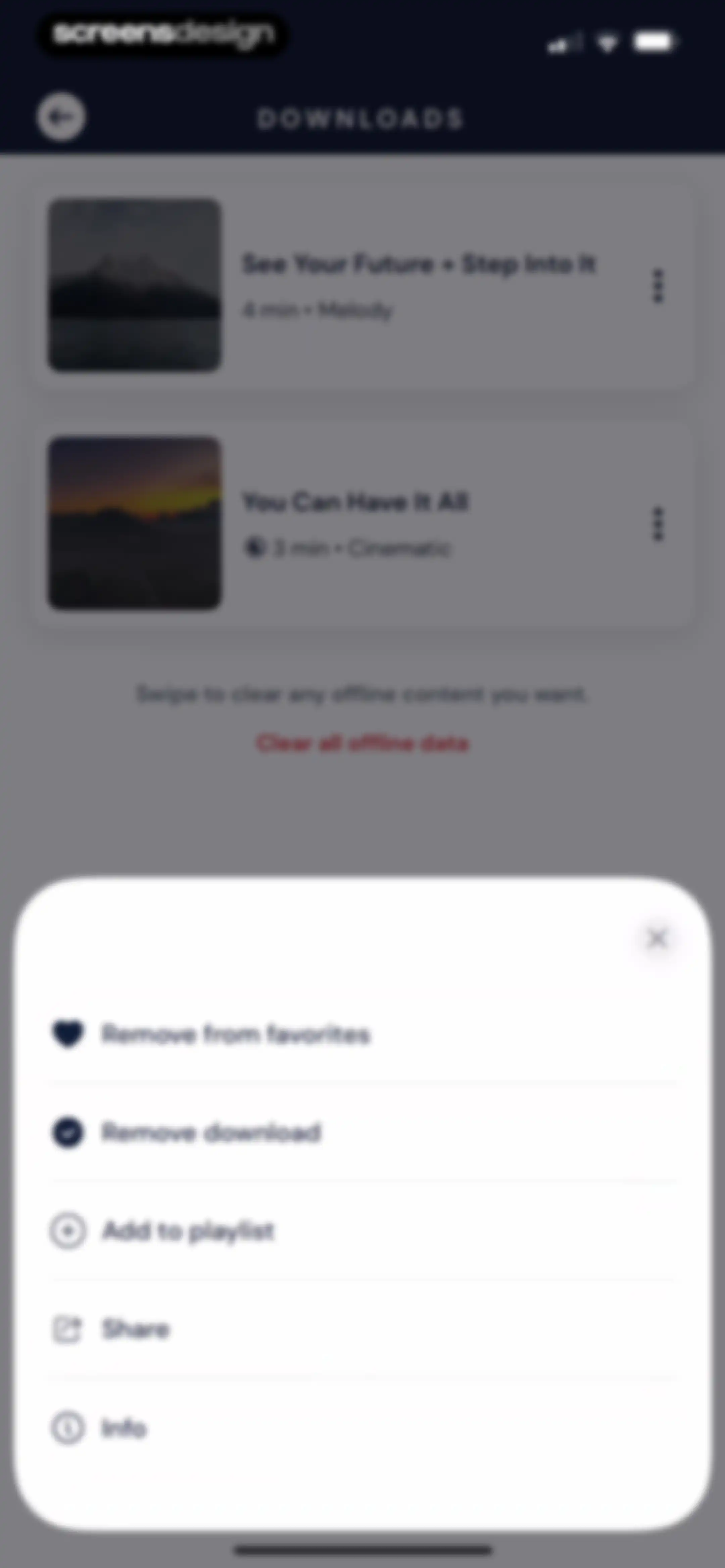 Activations: Daily Motivation screen 84