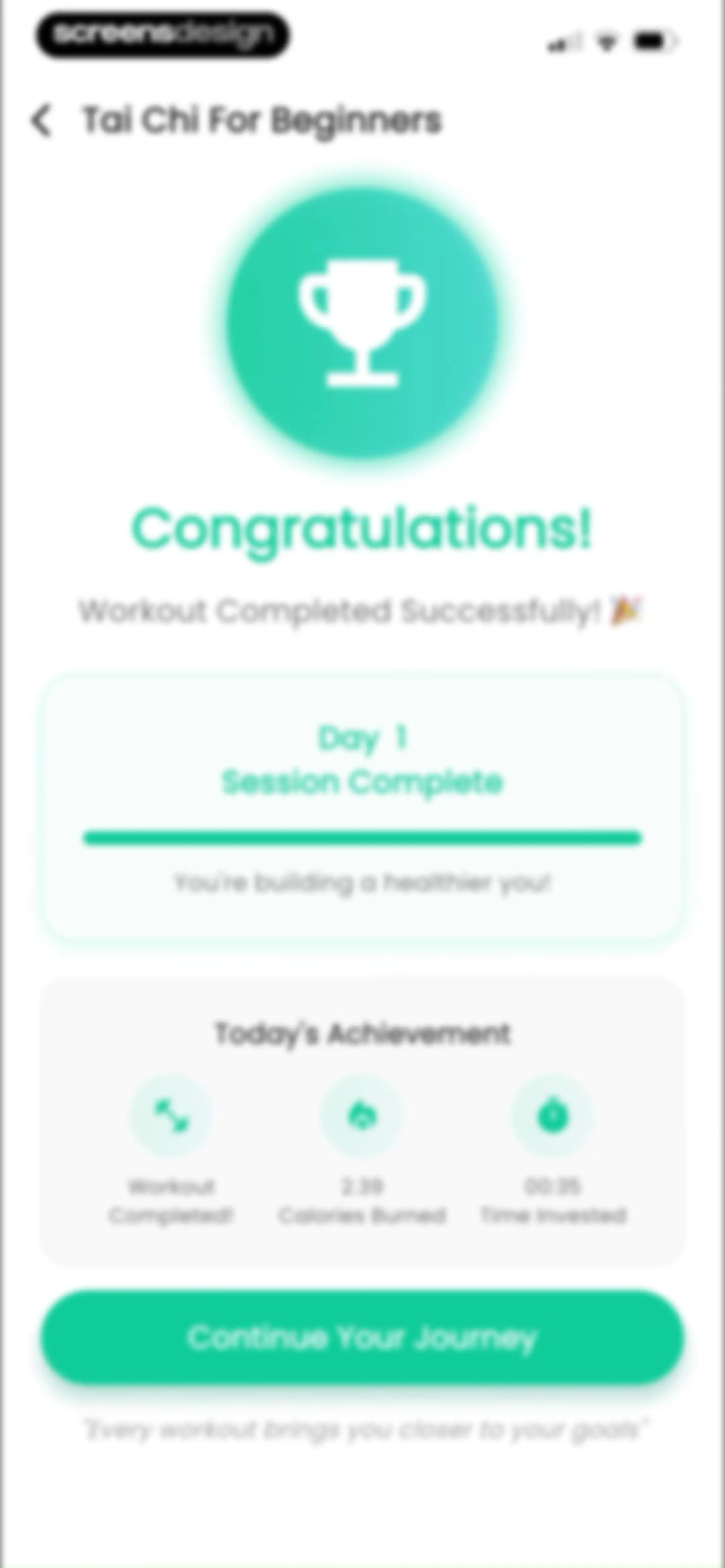 Tai Chi Walking : GentleFit screen 55