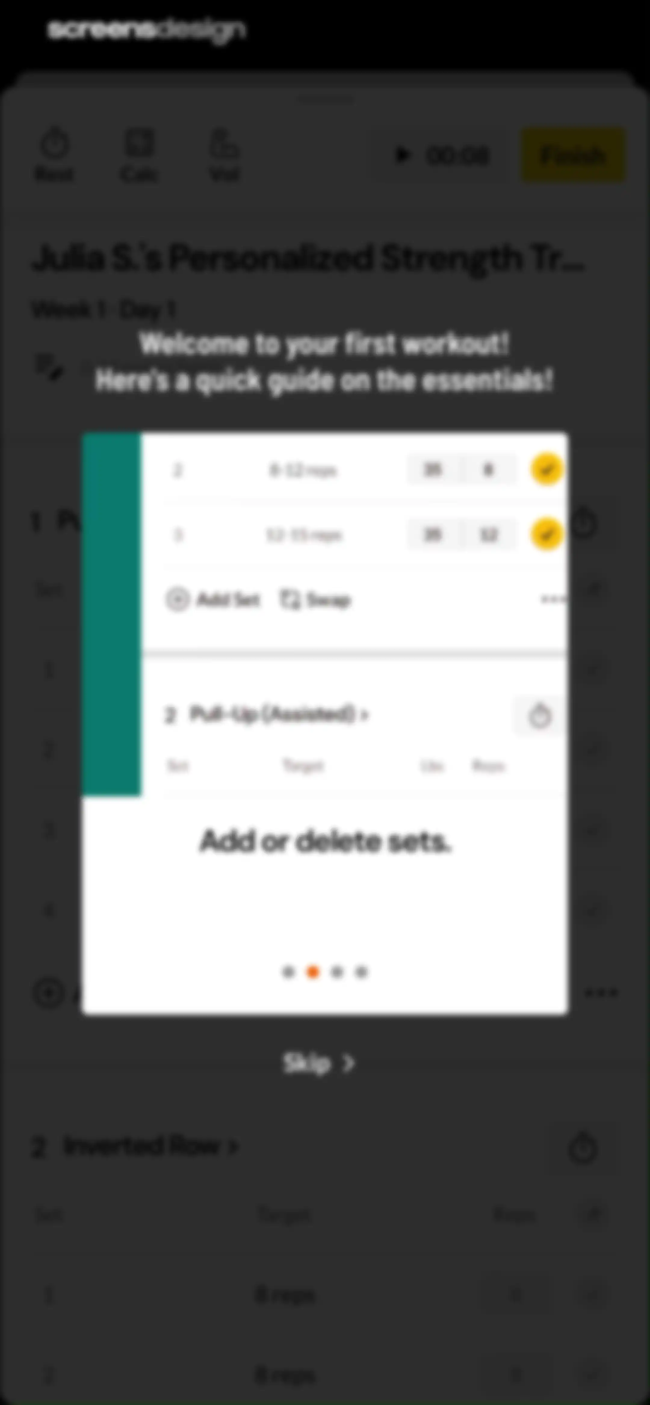 Boostcamp: Workout Programs screen 53