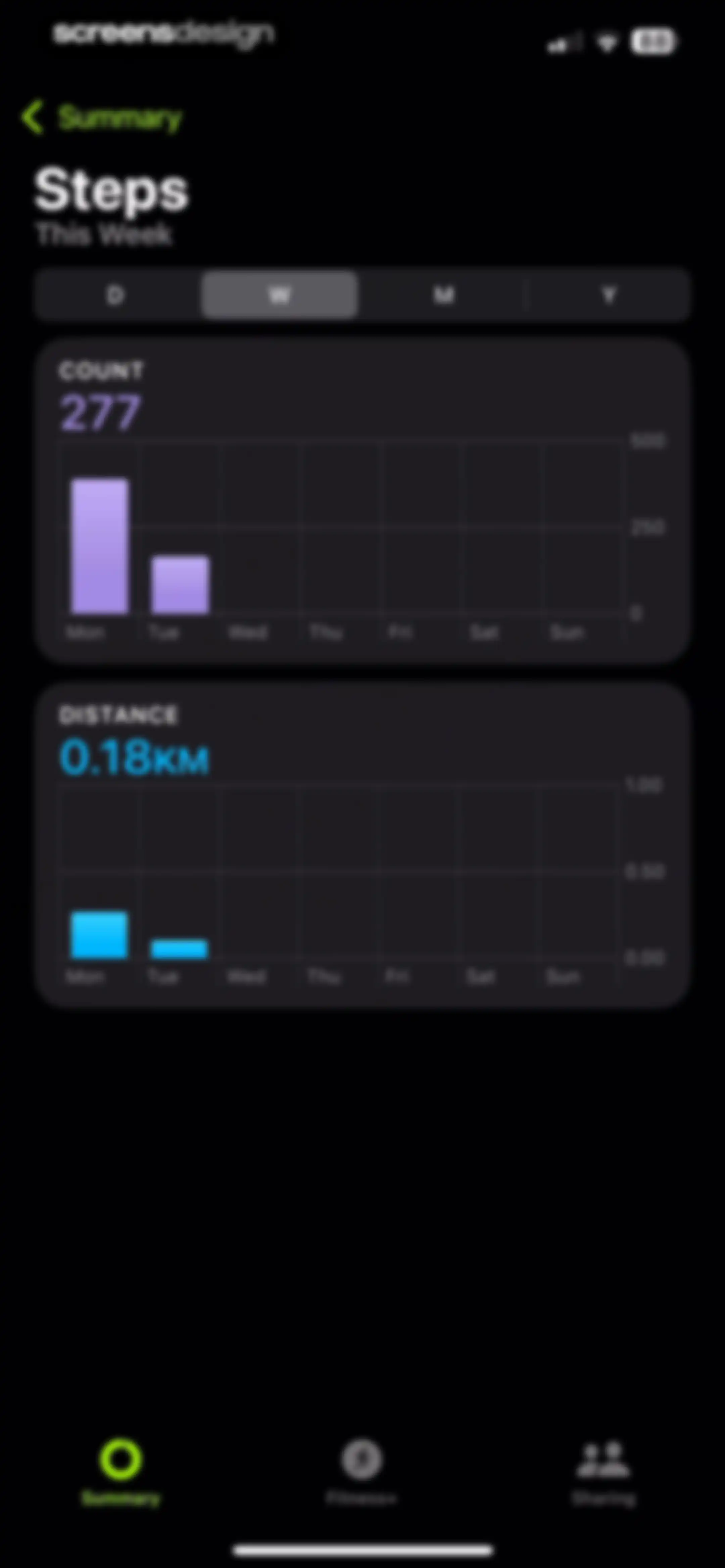 Apple Fitness screen 35