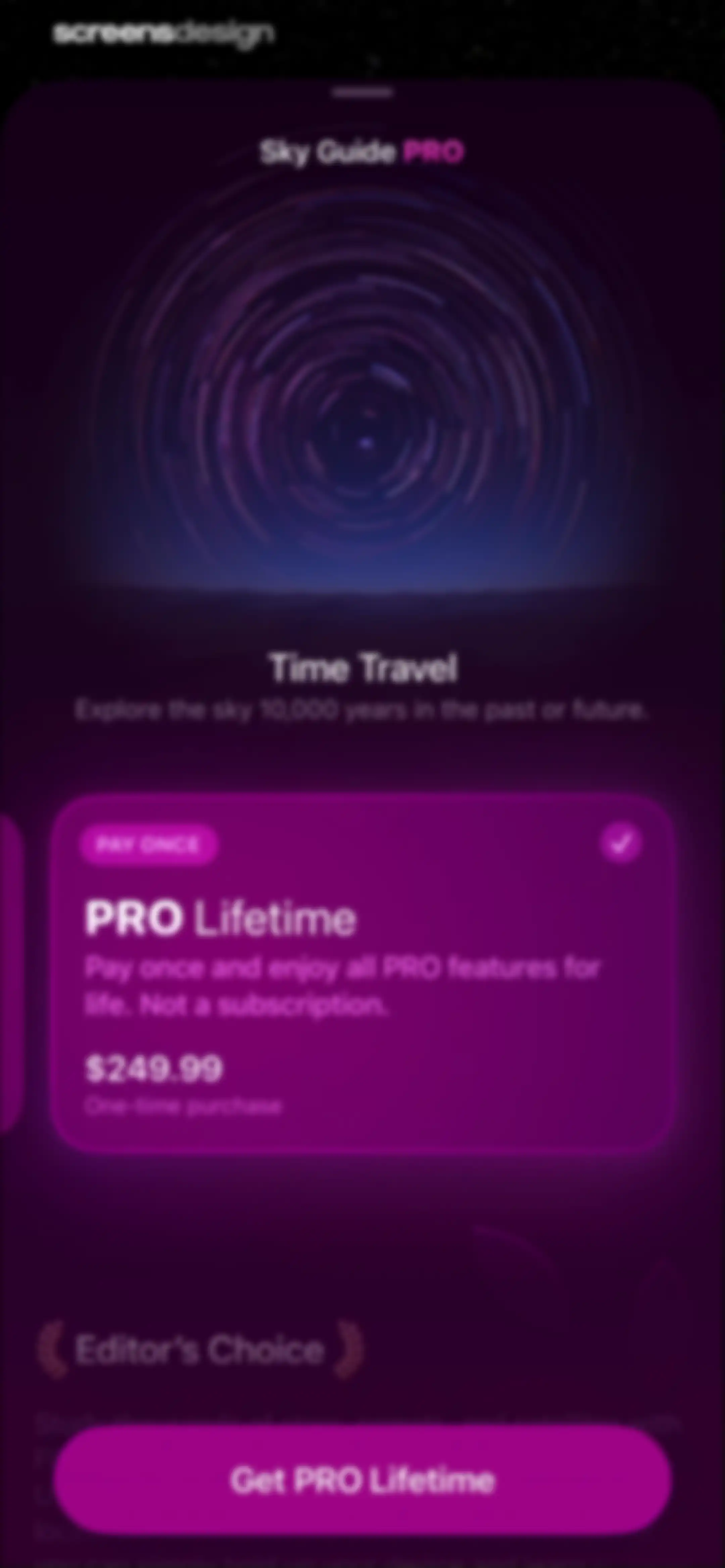 Sky Guide screen 17