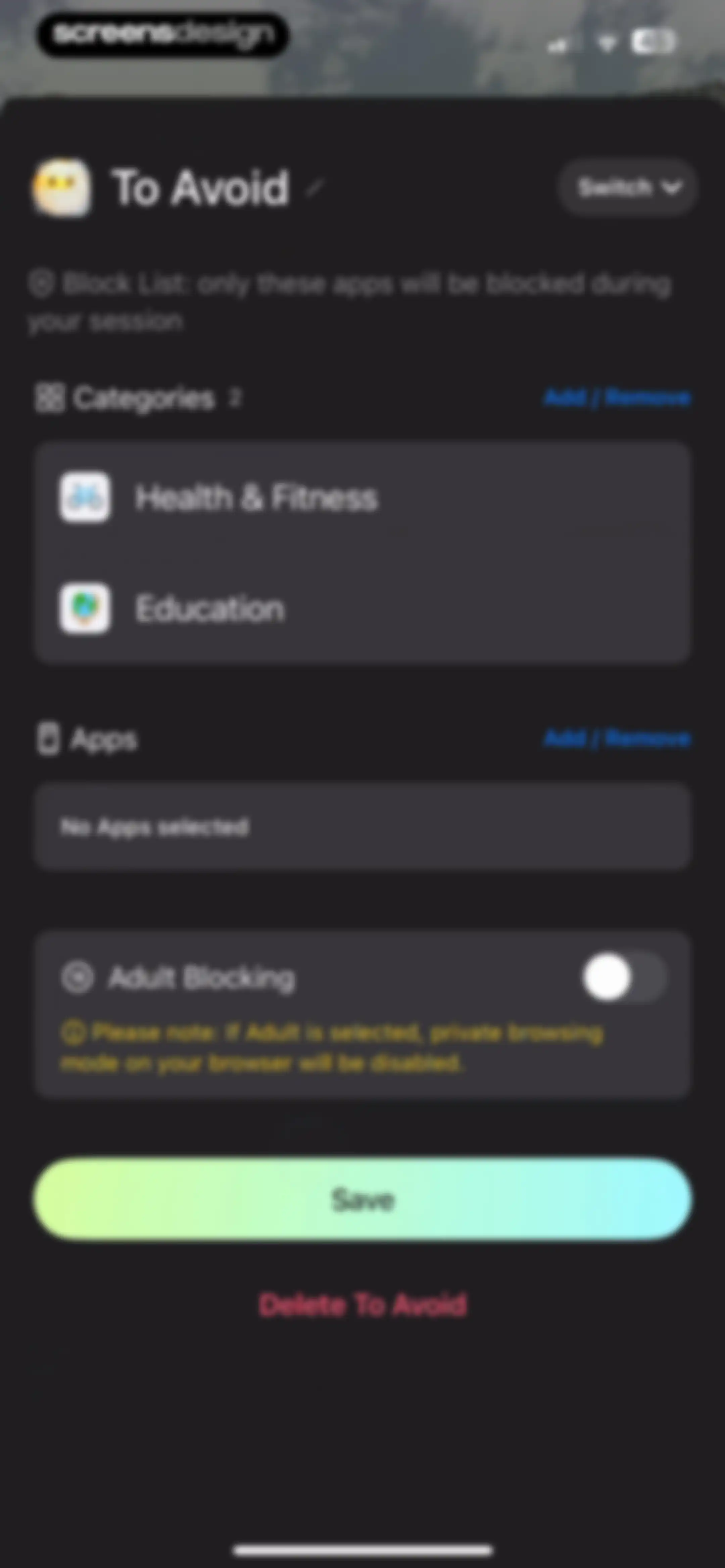 Opal: Screen Time Control screen 85
