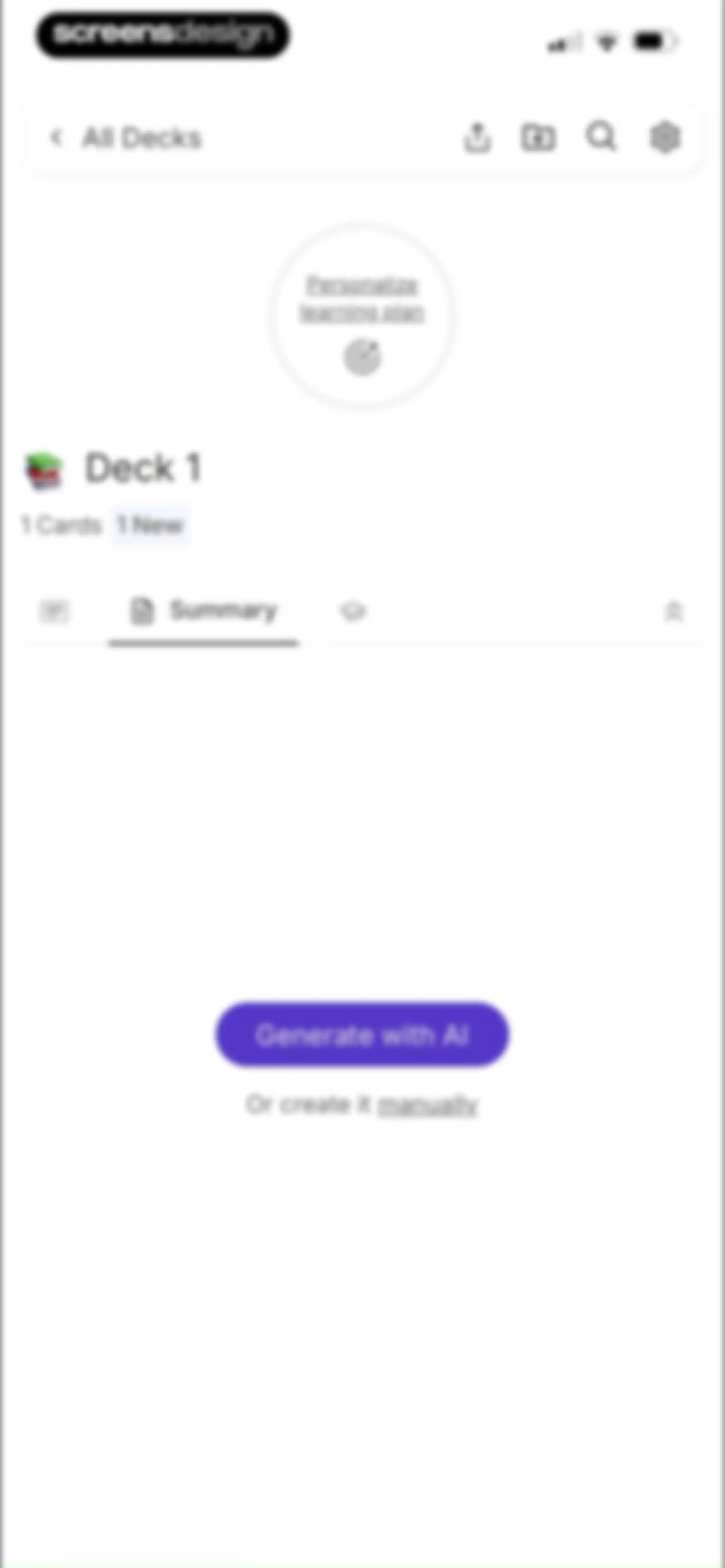 Retain Cards: AI Flashcards screen 131
