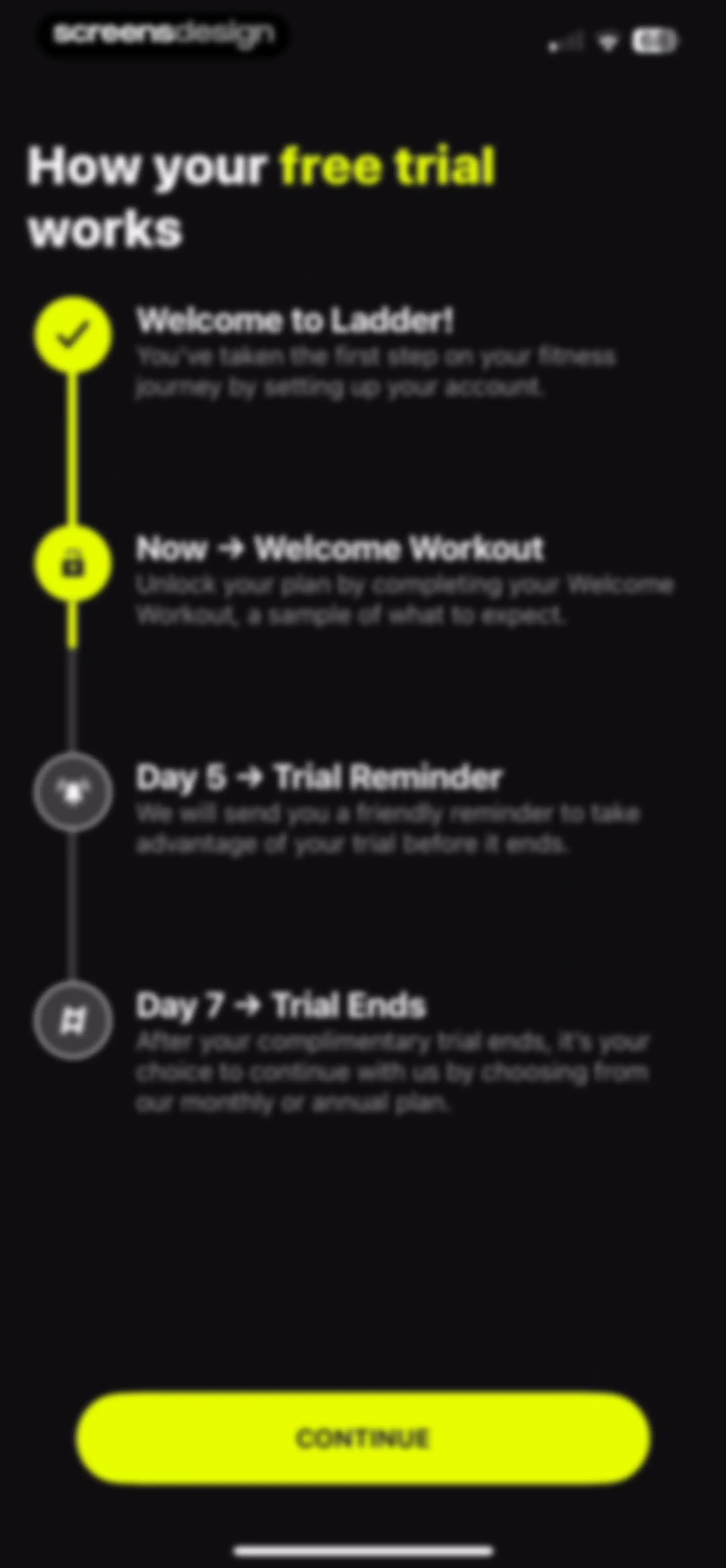 LADDER Strength Training Plans screen 16