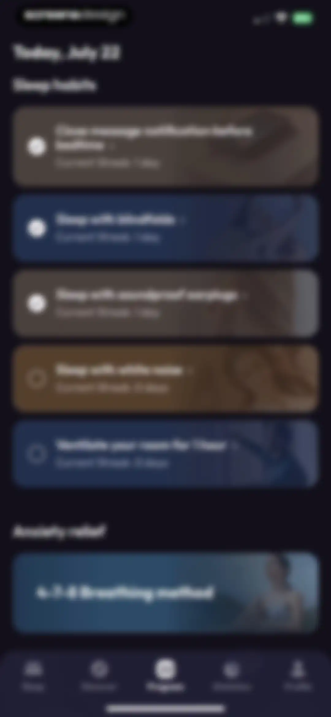 Sleep Tracker: Recorder, Sound screen 86