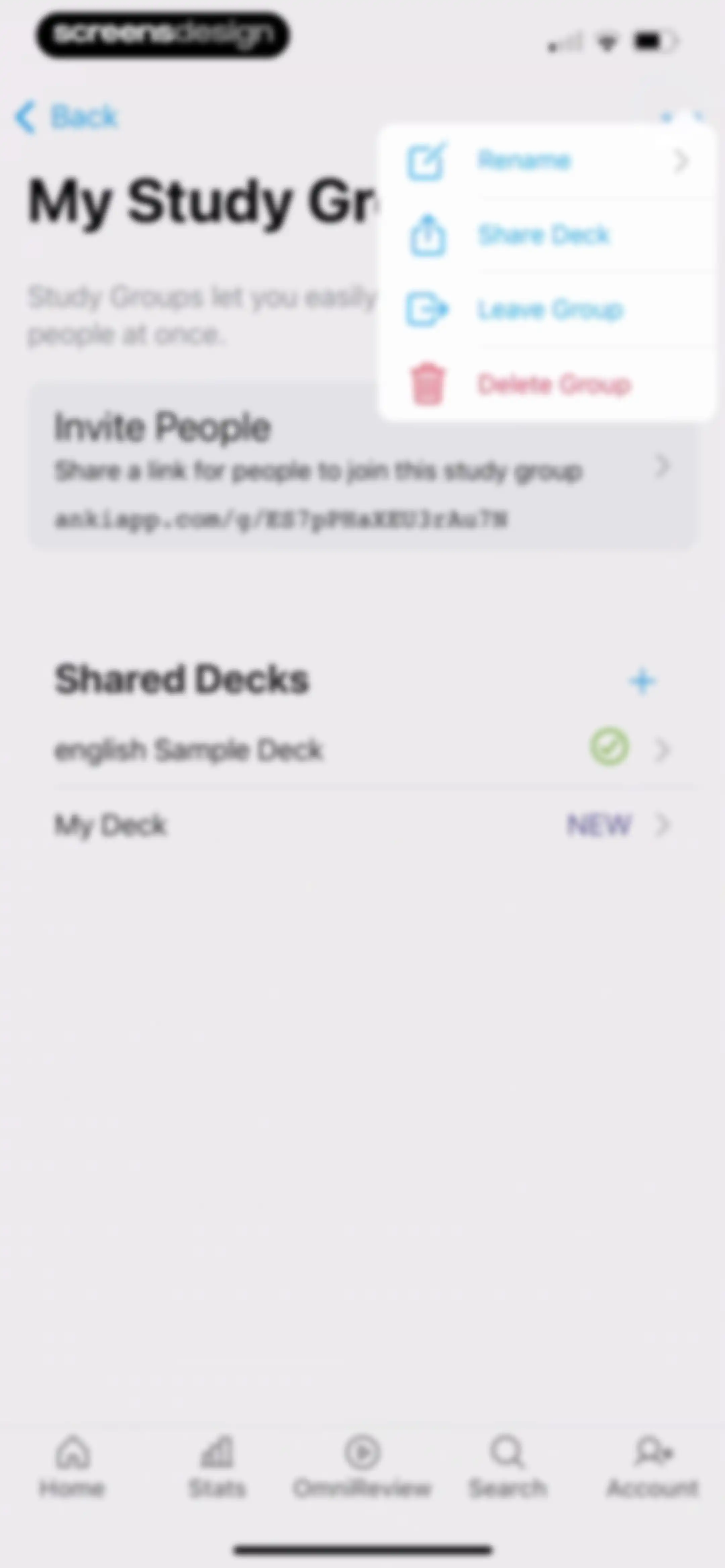AlgoApp - Flashcards screen 70