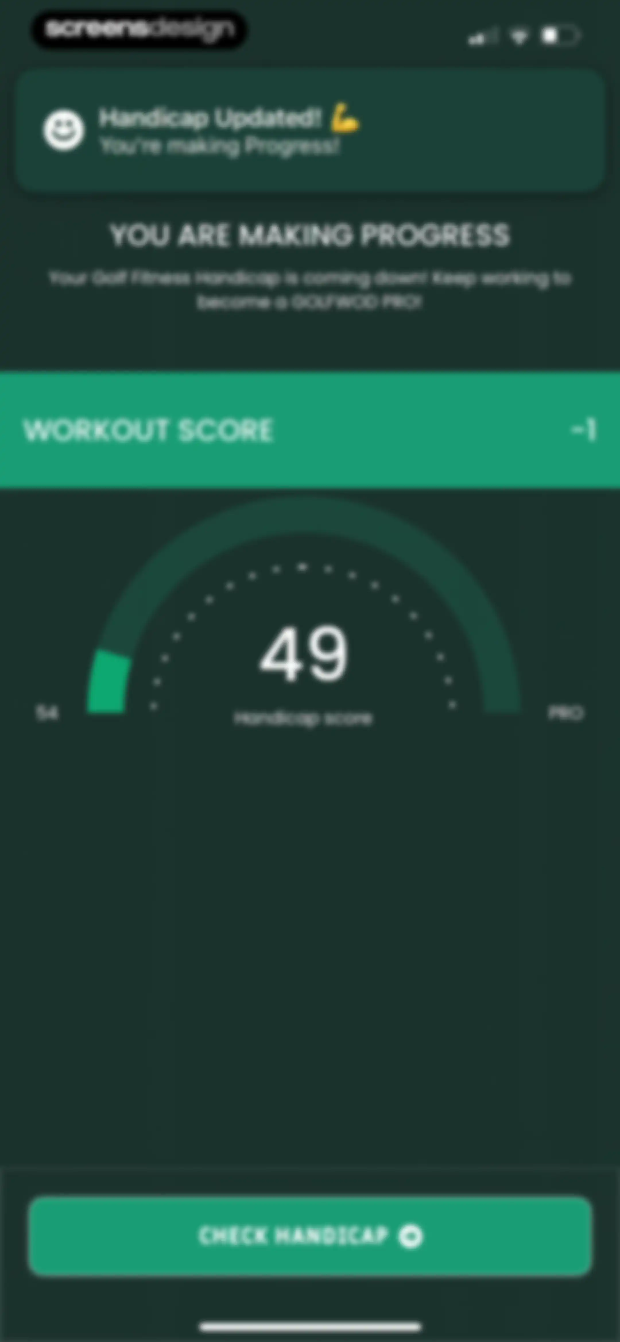 DRVN - Golf & Gym Workouts screen 126