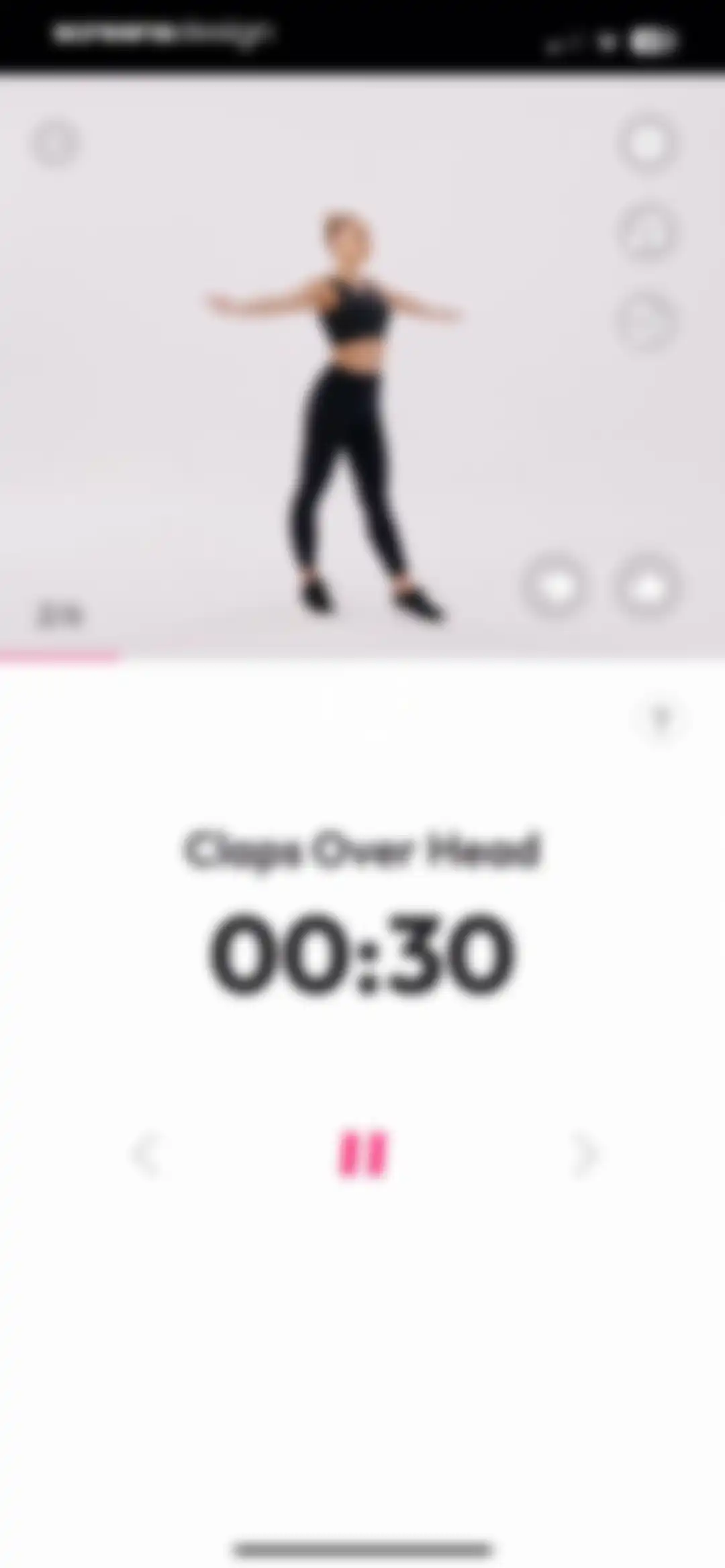 Workout for Women: Fit at Home screen 95