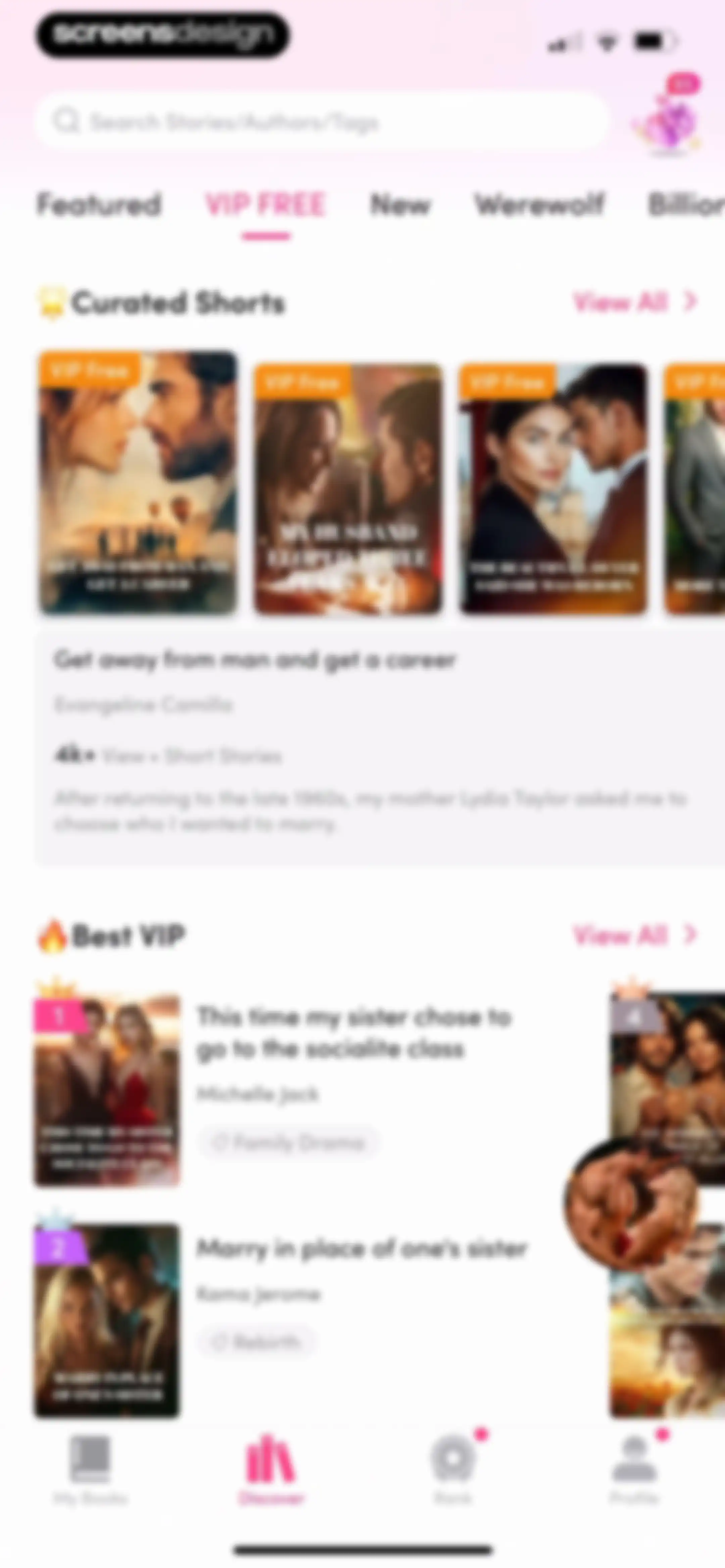 My Fiction: Stories & Novels screen 65