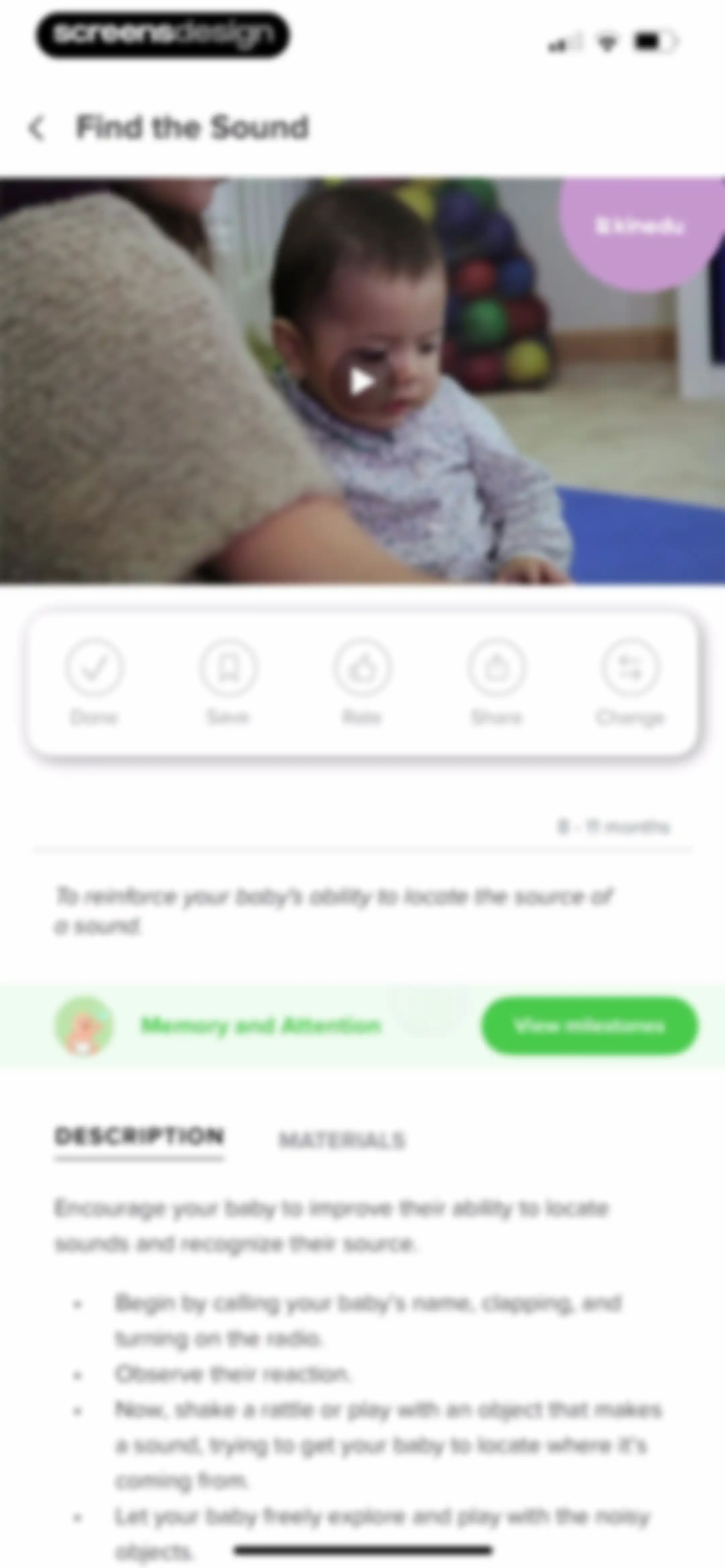 Kinedu: Baby Development screen 67