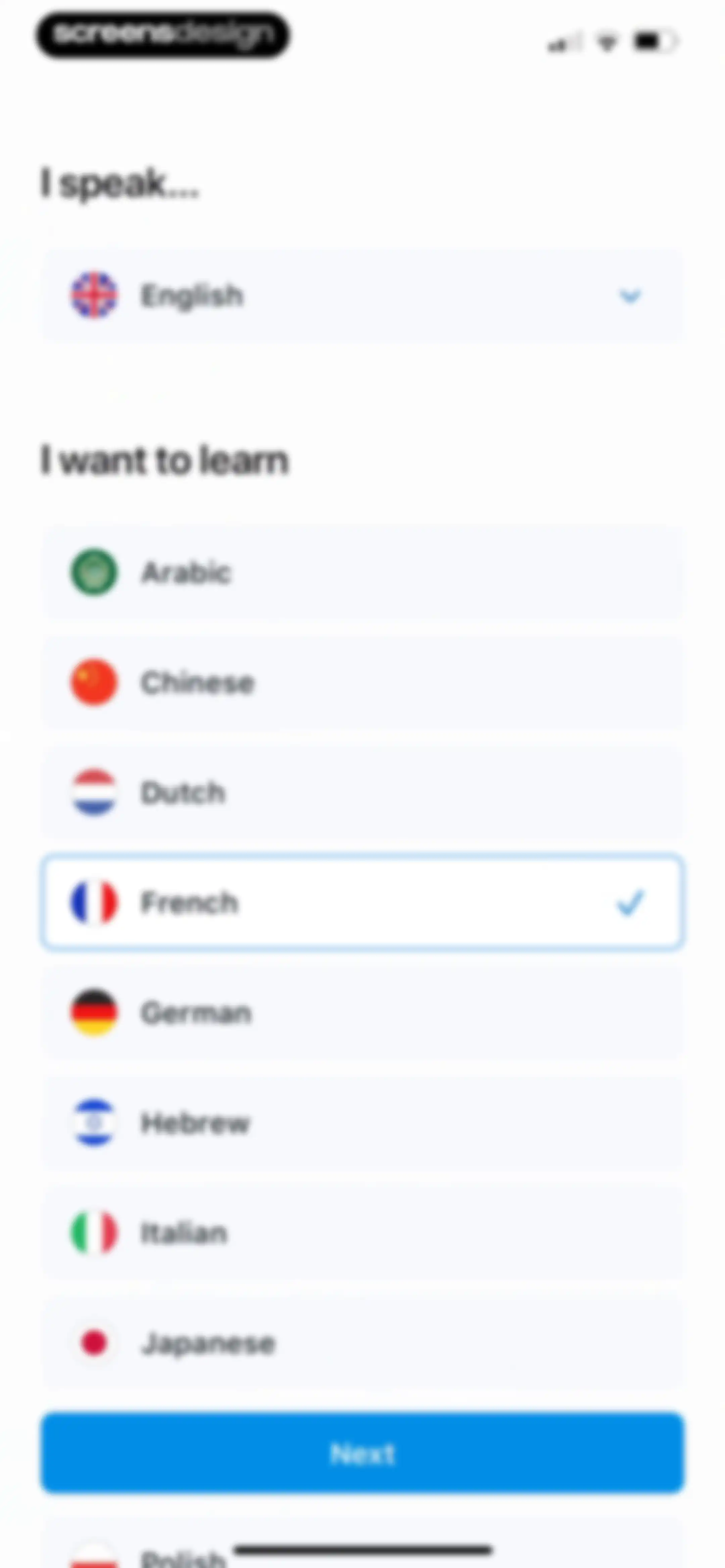 Reverso translate and learn screen 49