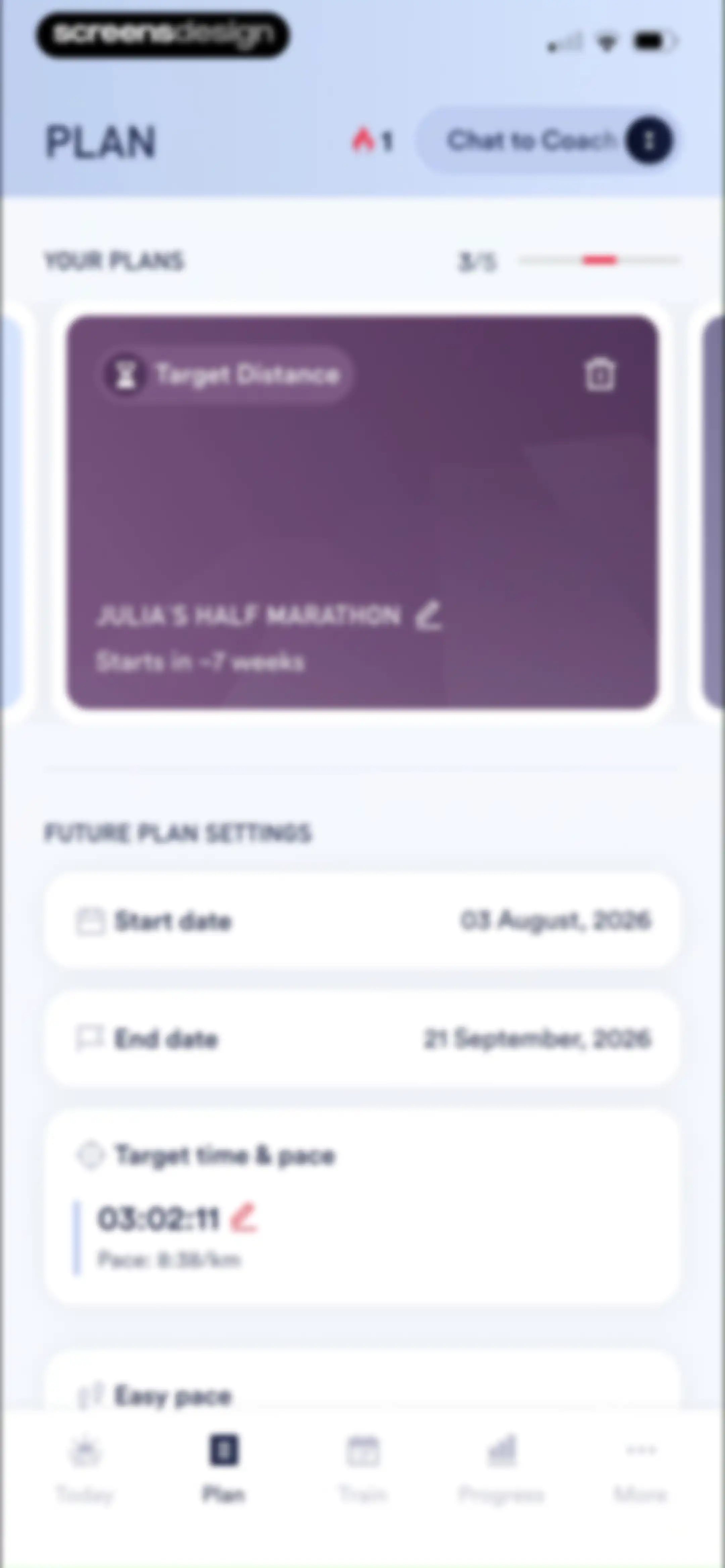Coopah: The Run Coaching App screen 140