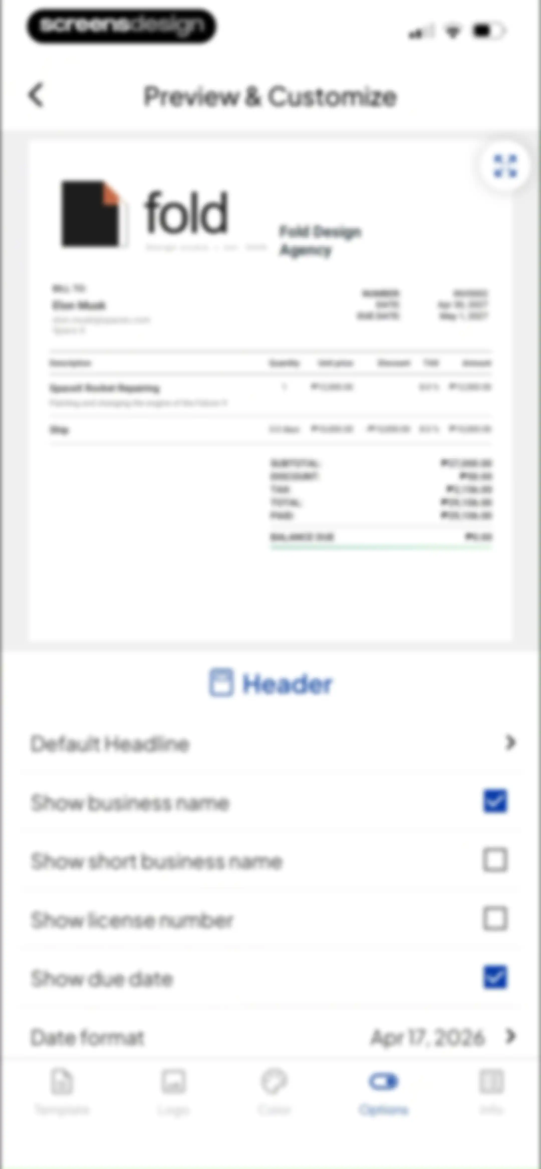 Invoice Maker - Invoice Fly screen 61