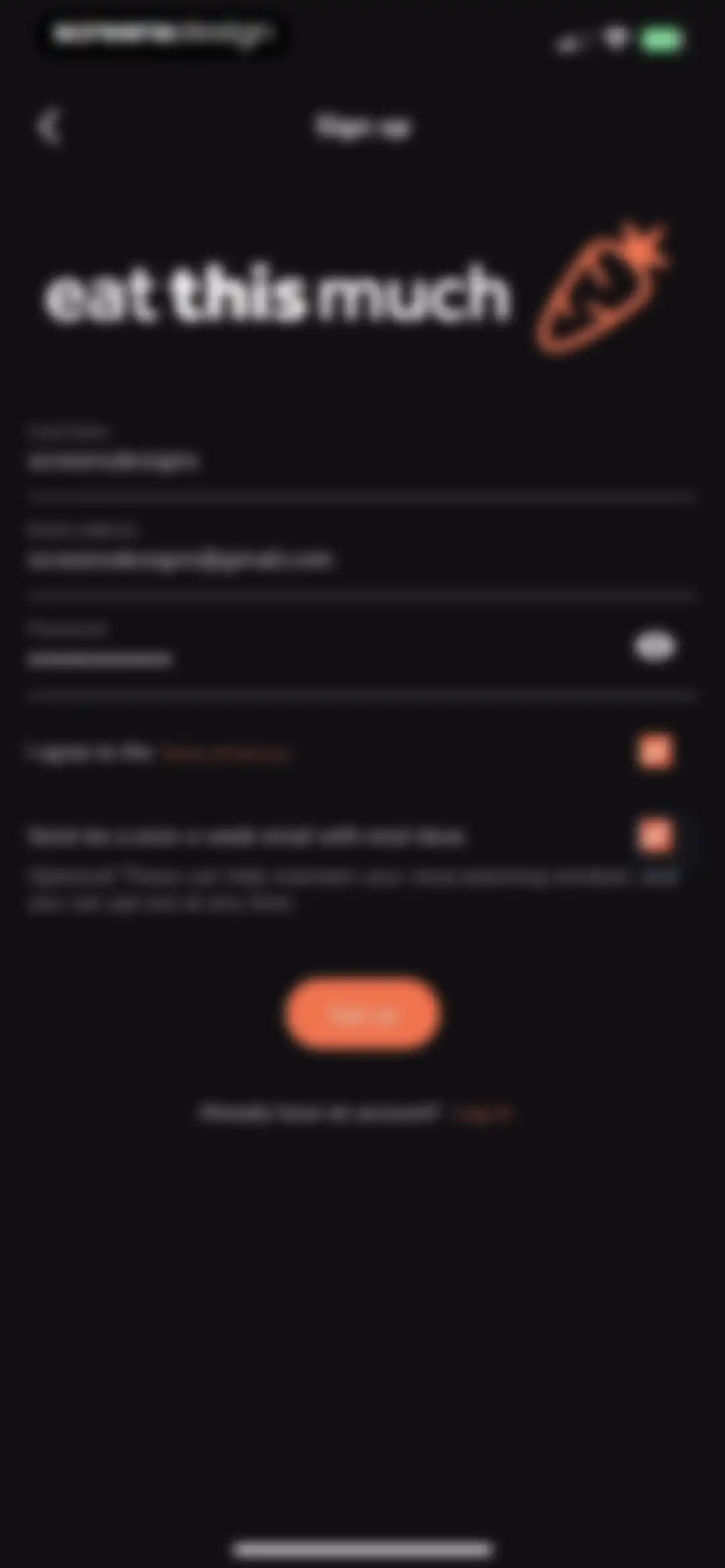 Eat This Much - Meal Planner screen 4