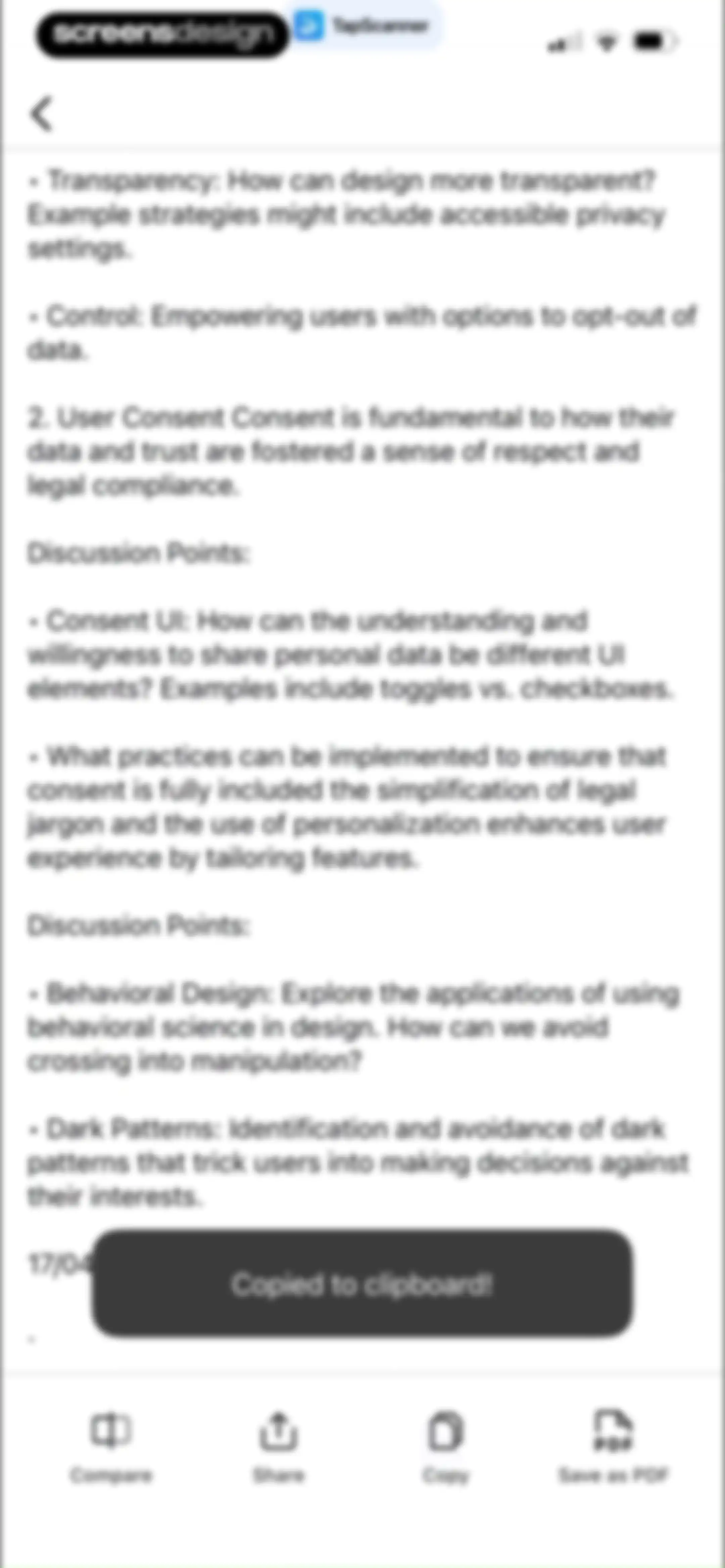 PDF Scanner App: TapScanner screen 58
