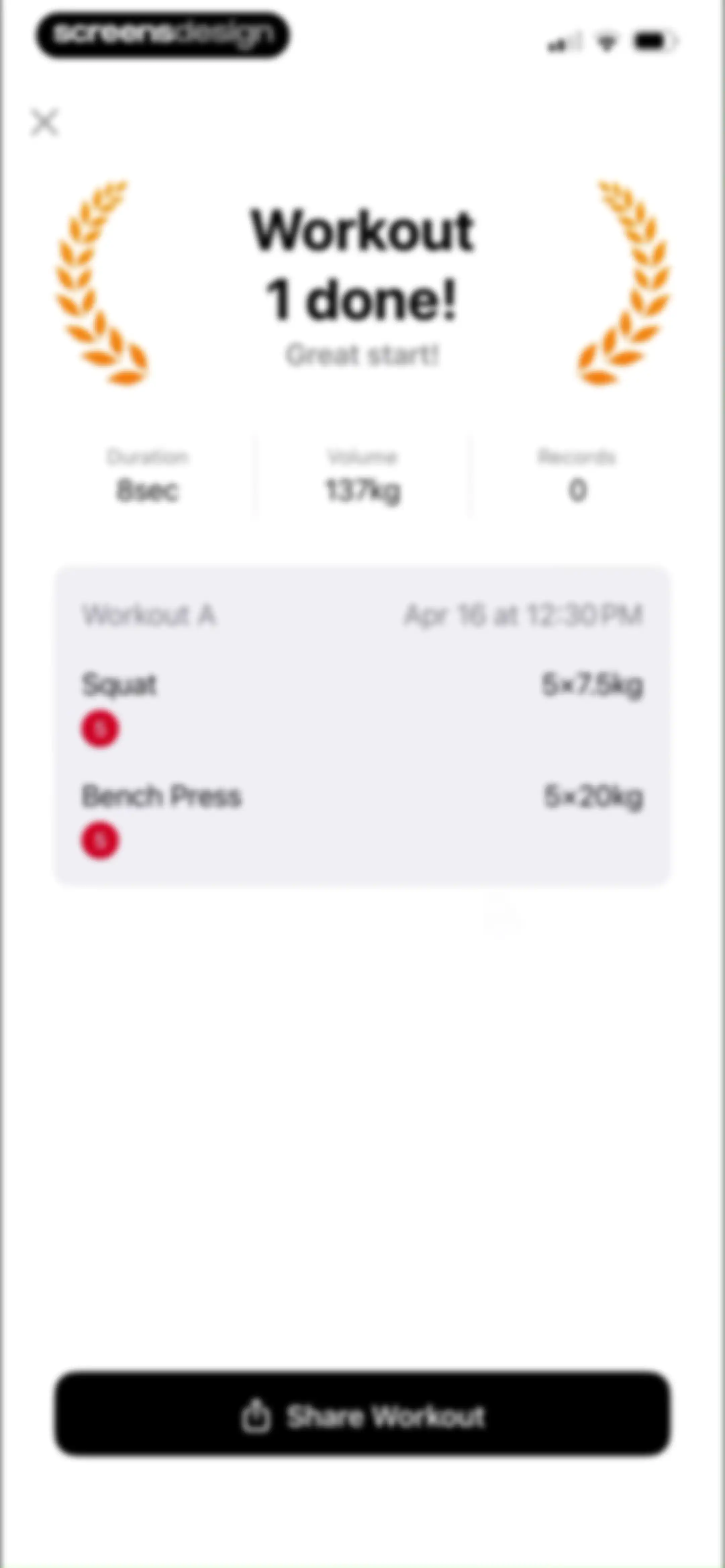 Stronglifts 5x5 Workout Plan screen 56