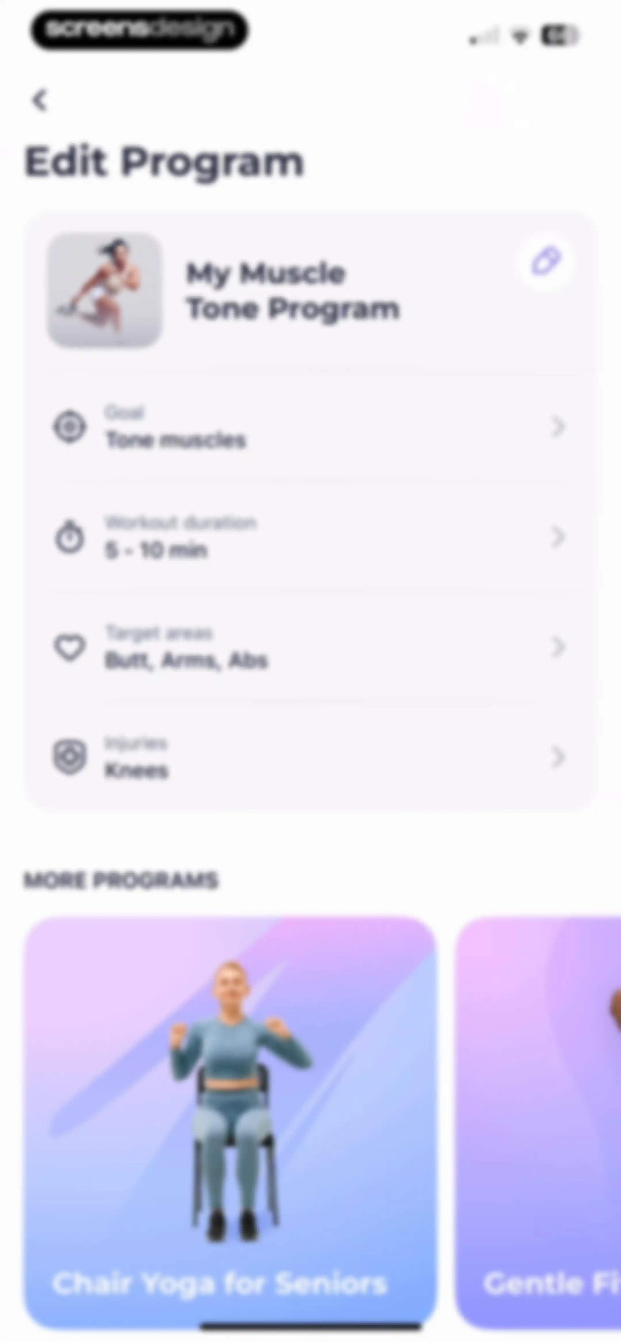 FitMe - Lazy Workout at Home screen 63