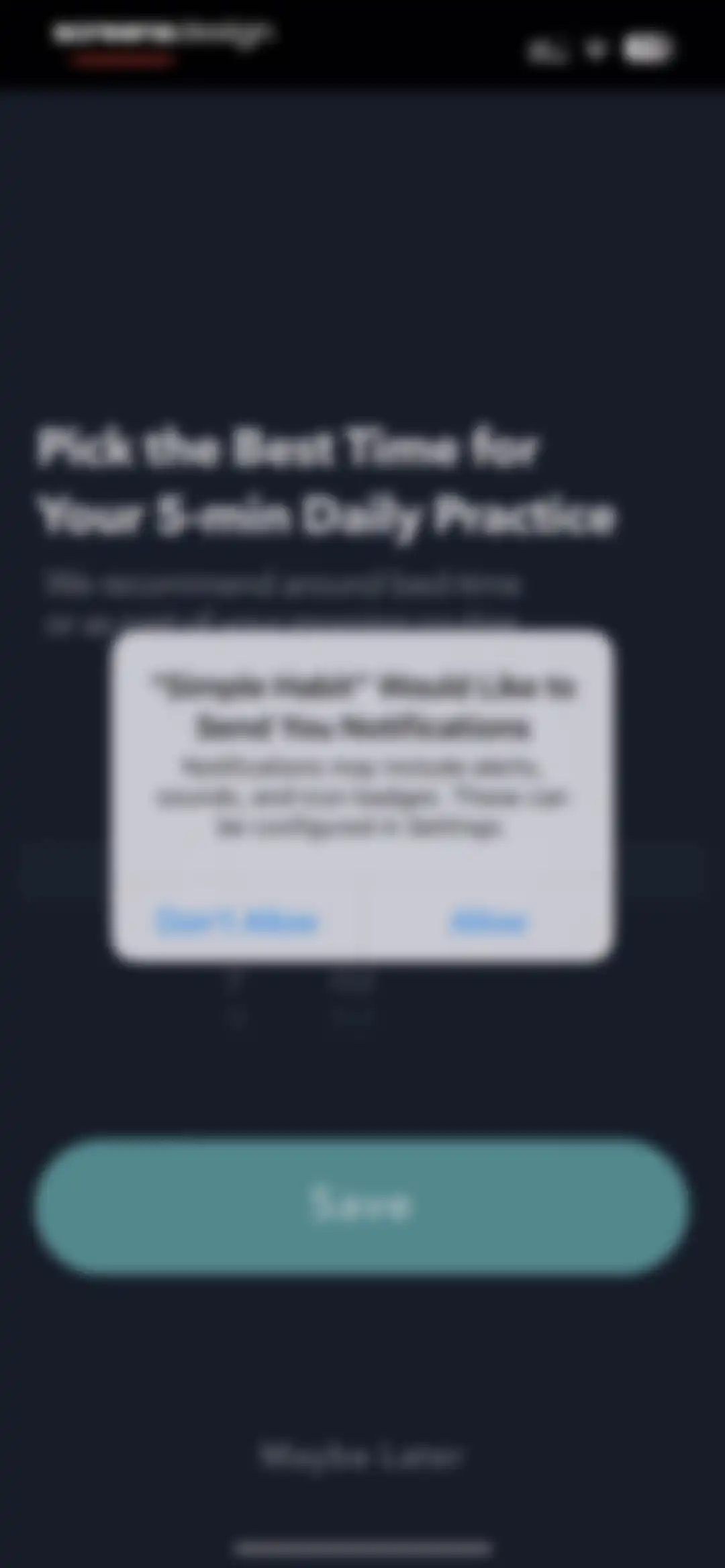 Simple Habit Sleep, Meditation screen 7
