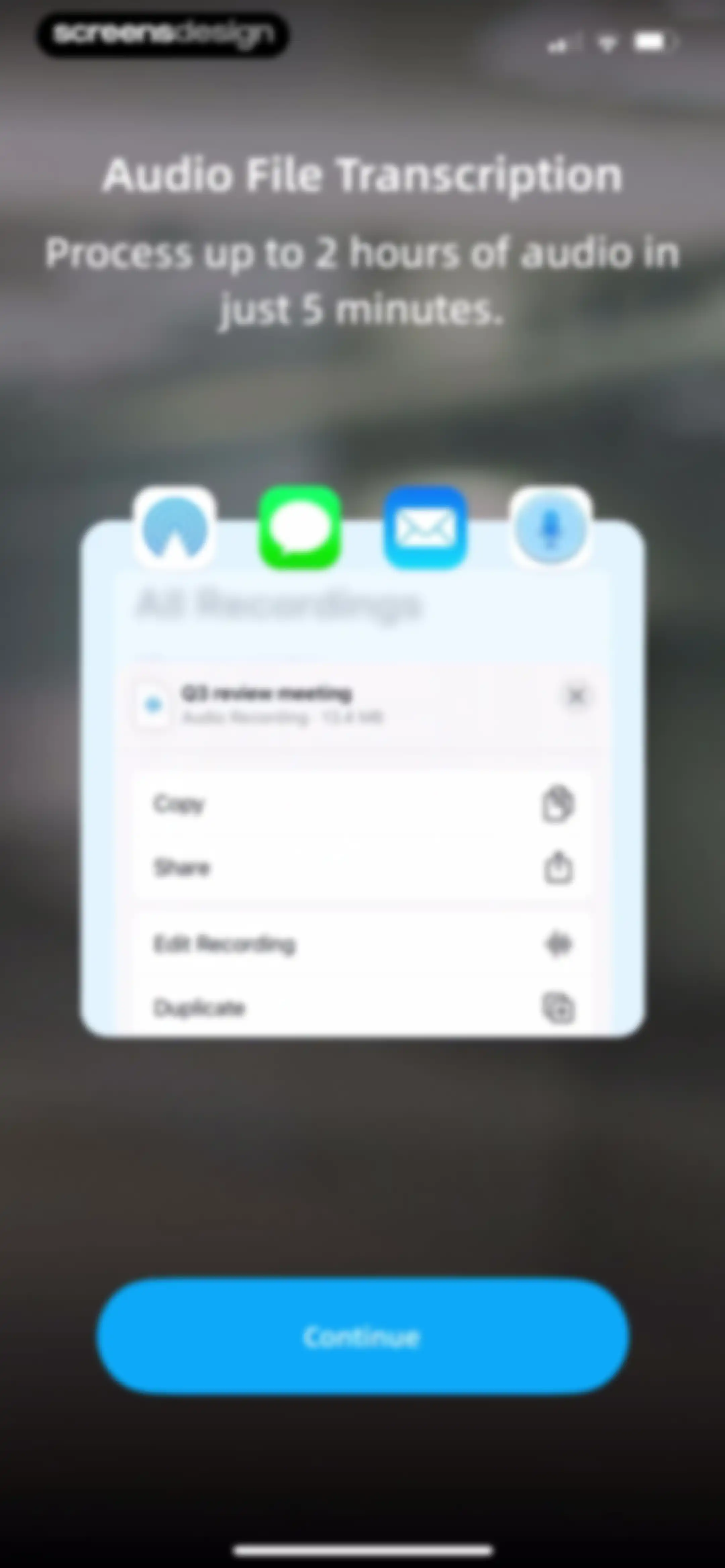 iRecord: Transcribe Voice Memo screen 7