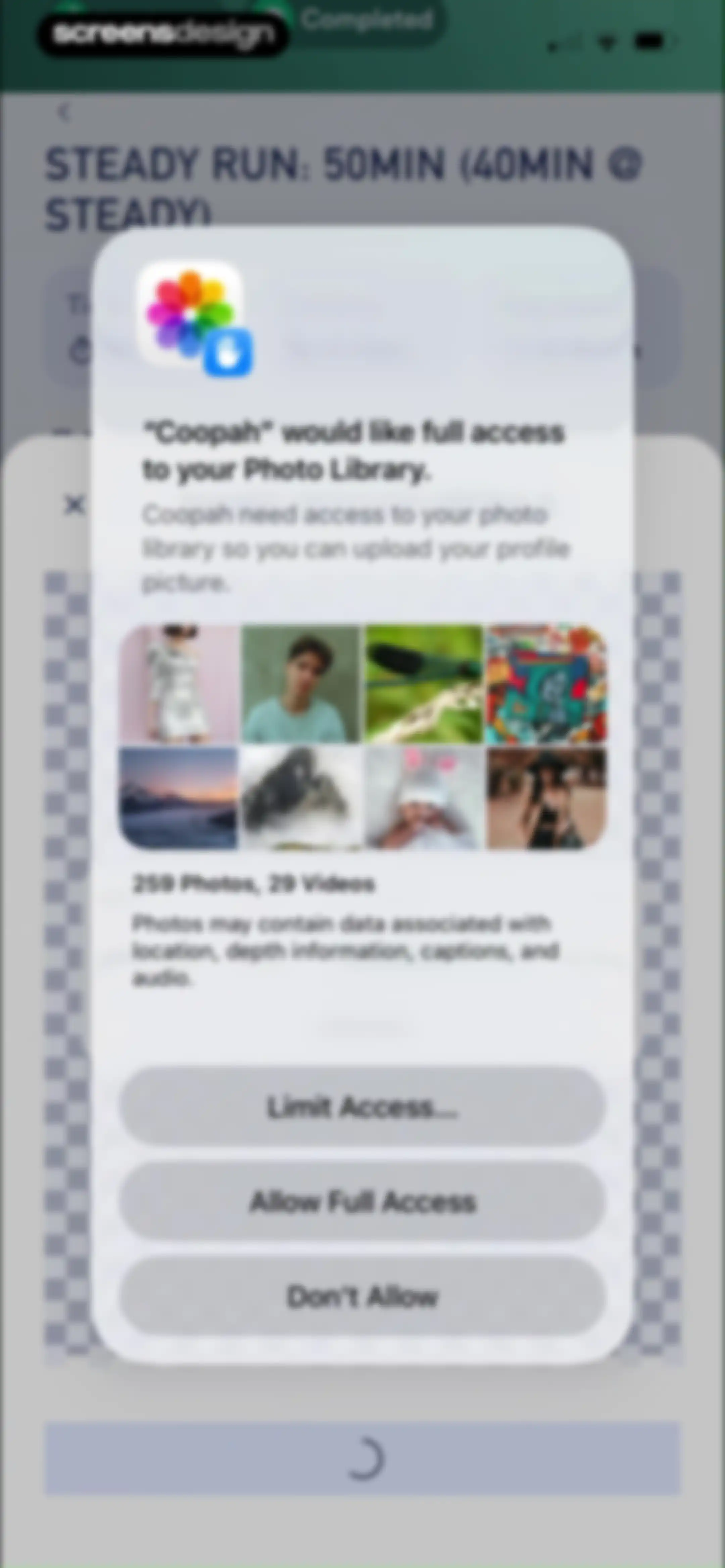 Coopah: The Run Coaching App screen 112