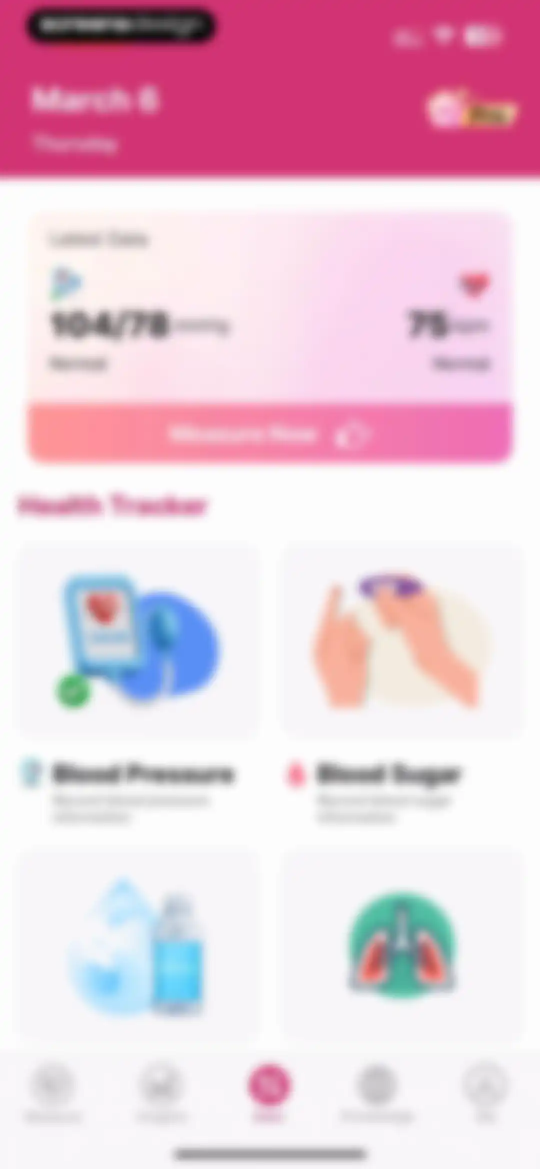 Blood Pressure-Monitor Tracker screen 36