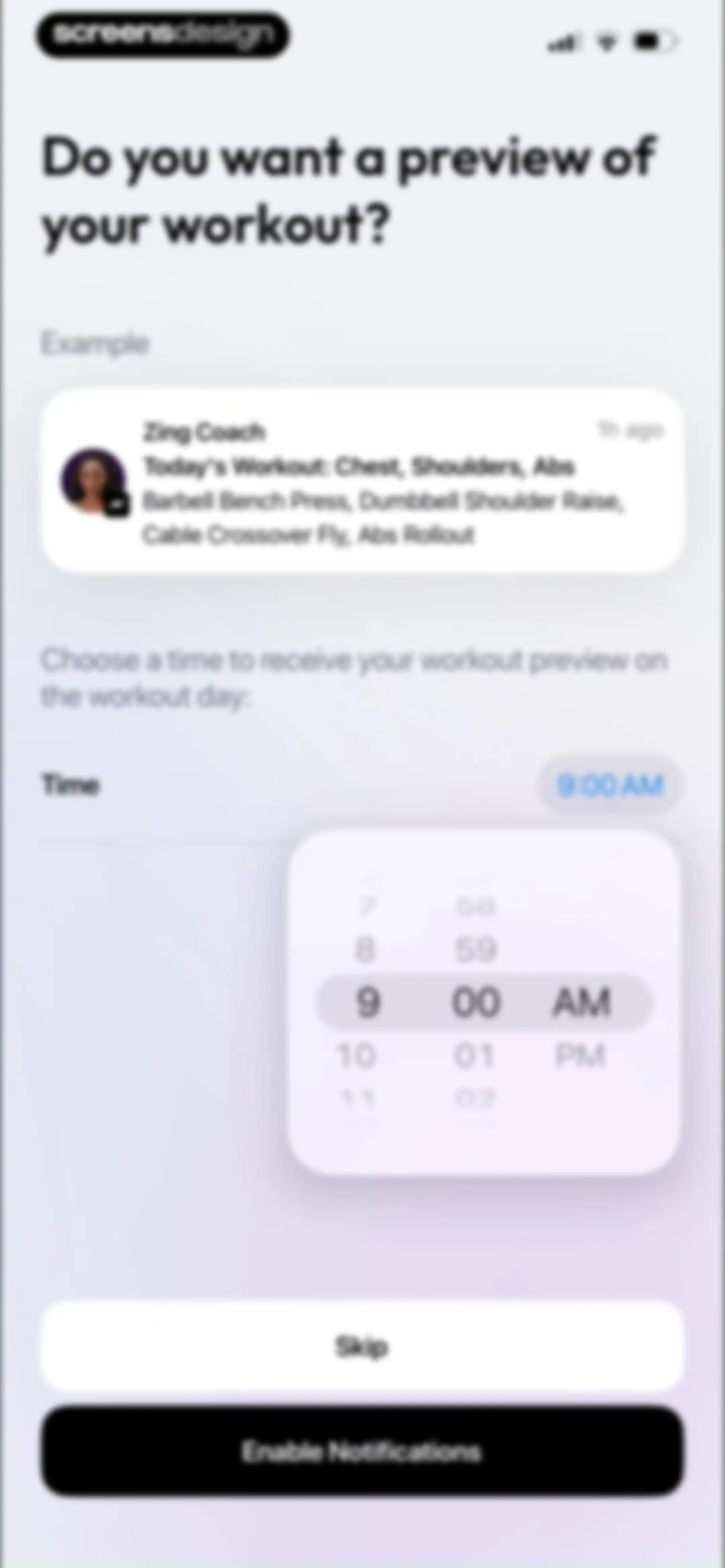 Zing AI: Home & Gym Workouts screen 12