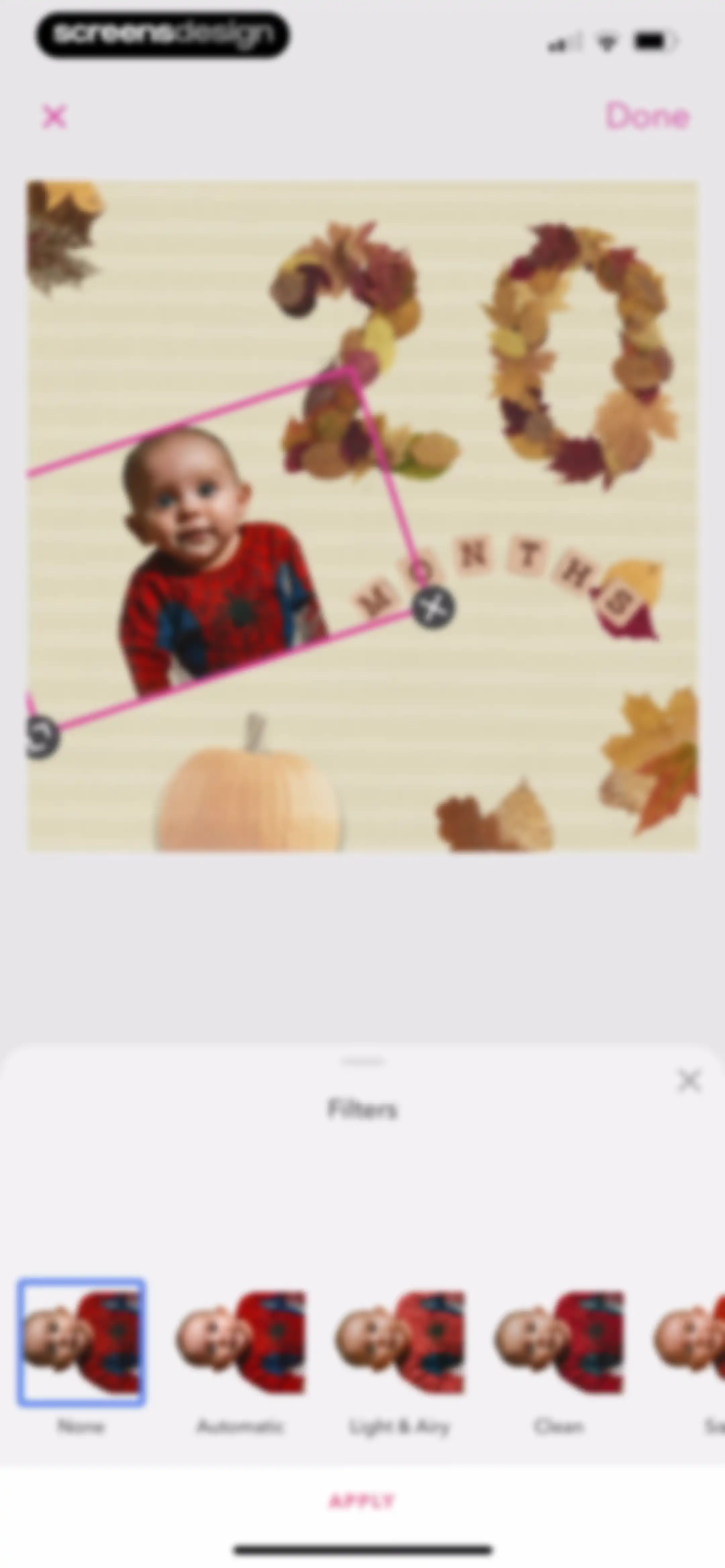 Precious - Baby Photo Art screen 73