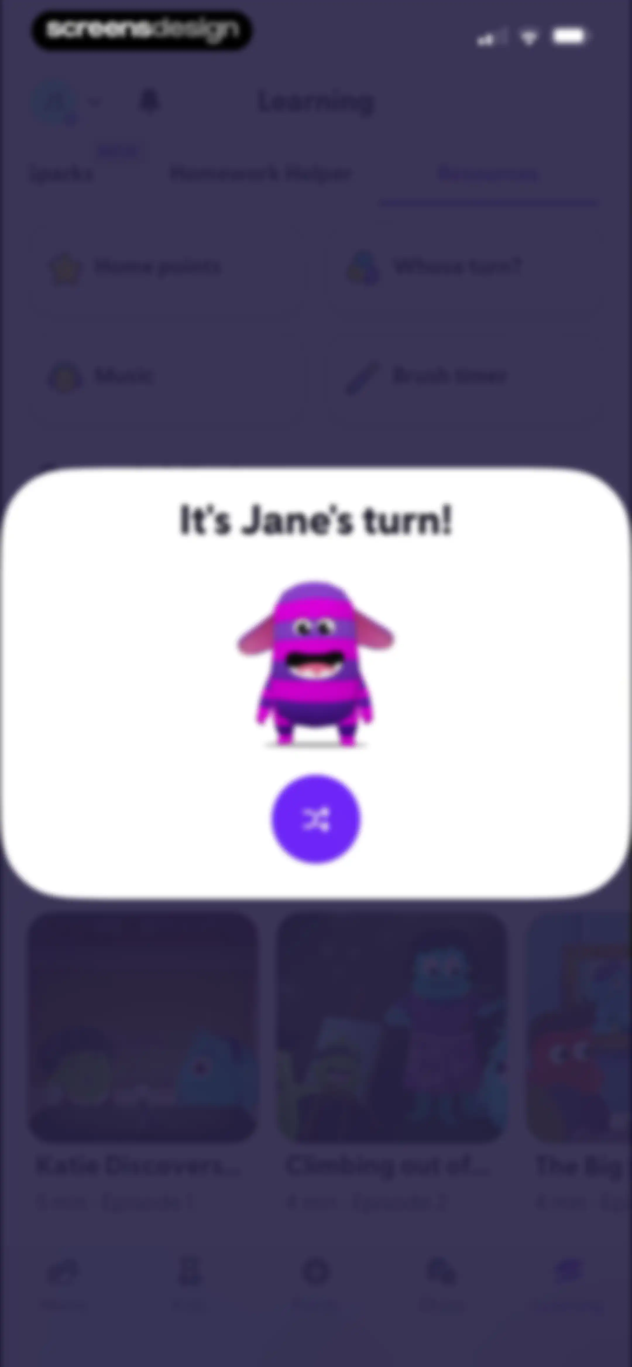 ClassDojo screen 94