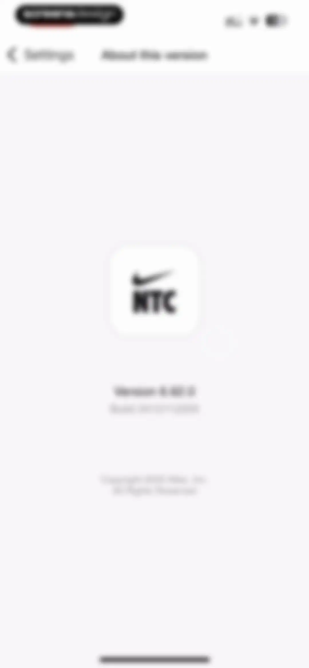 Nike Training Club screen 112