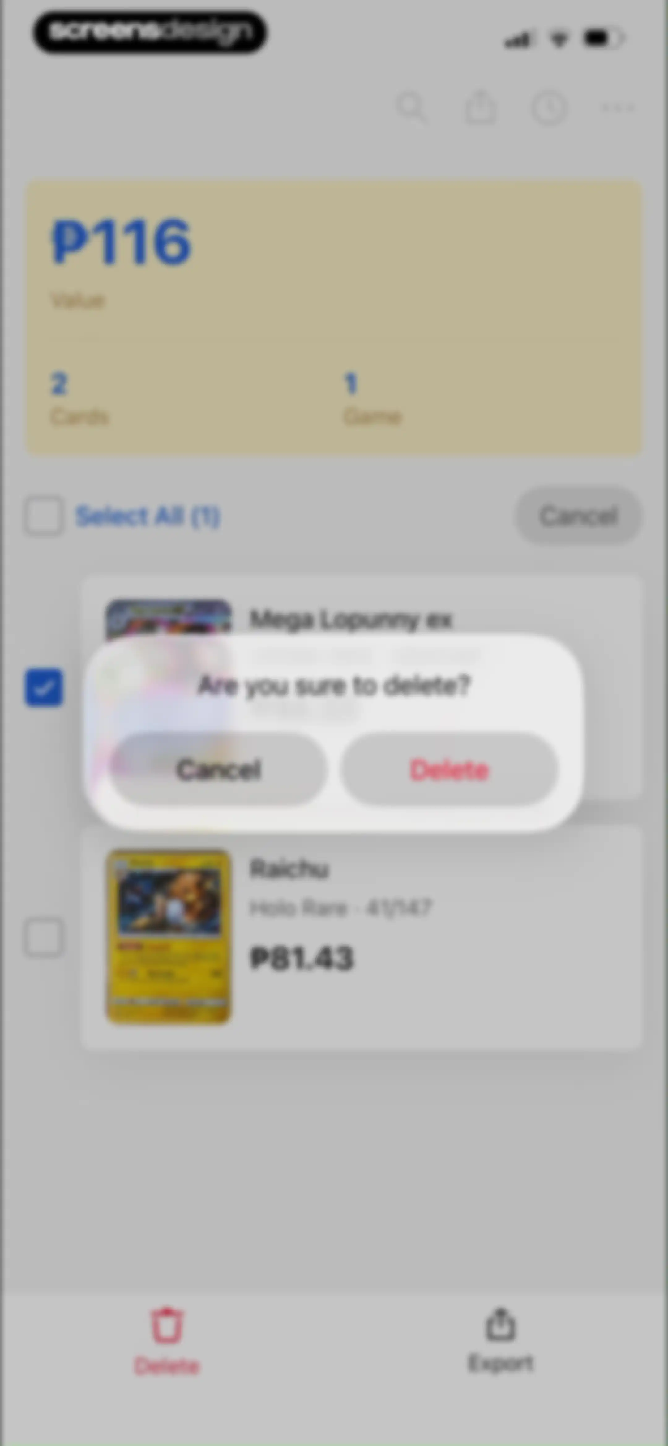FoilSnap: TCG Card Scanner screen 62