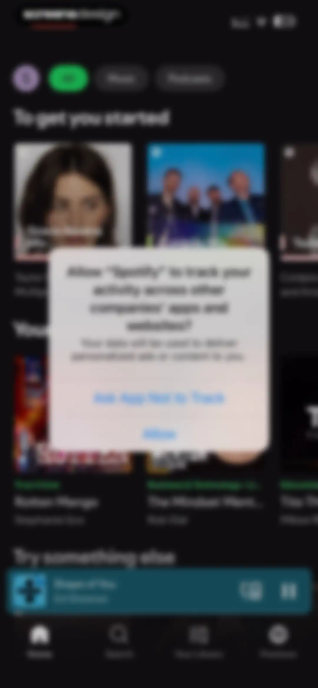 Spotify: Music and Podcasts screen 16