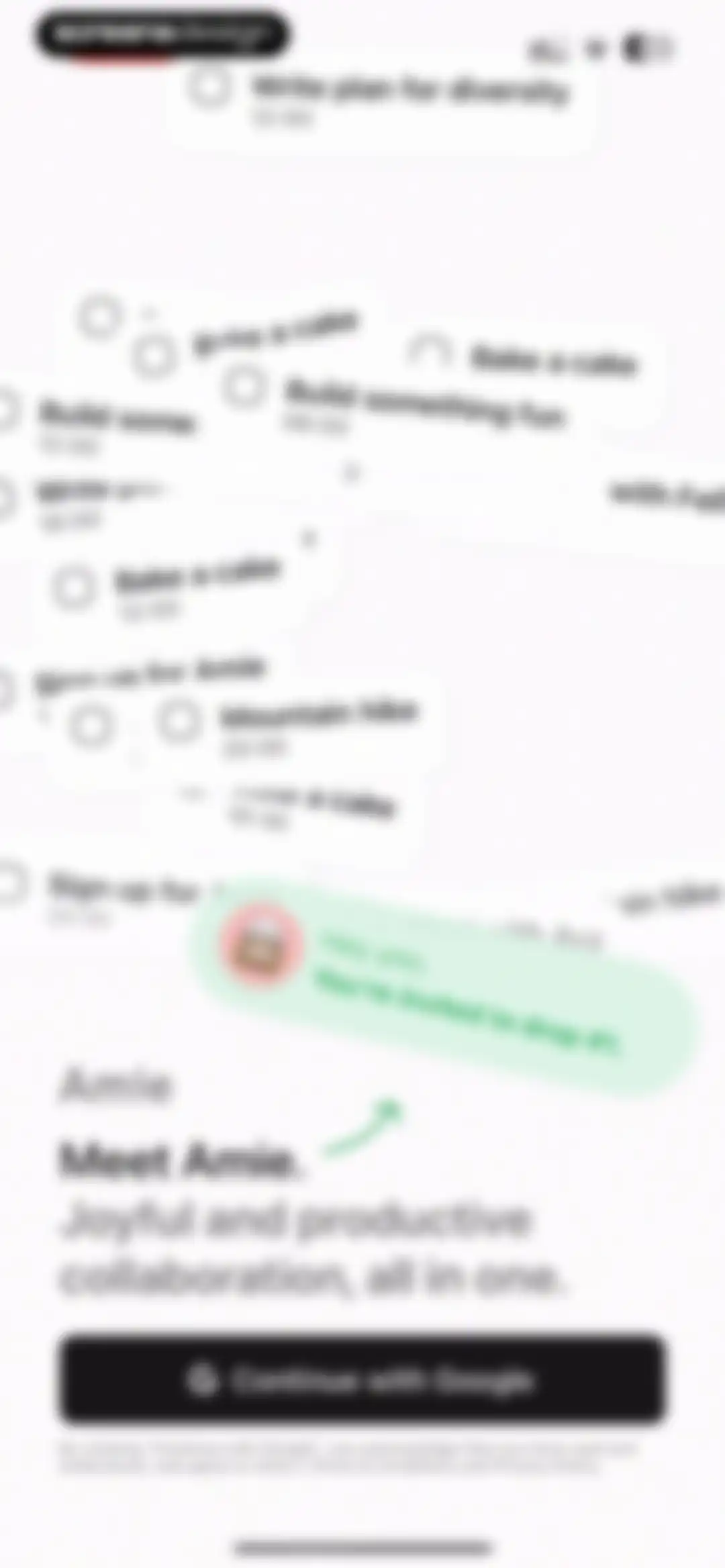 Amie - Todos, calendar screen 1
