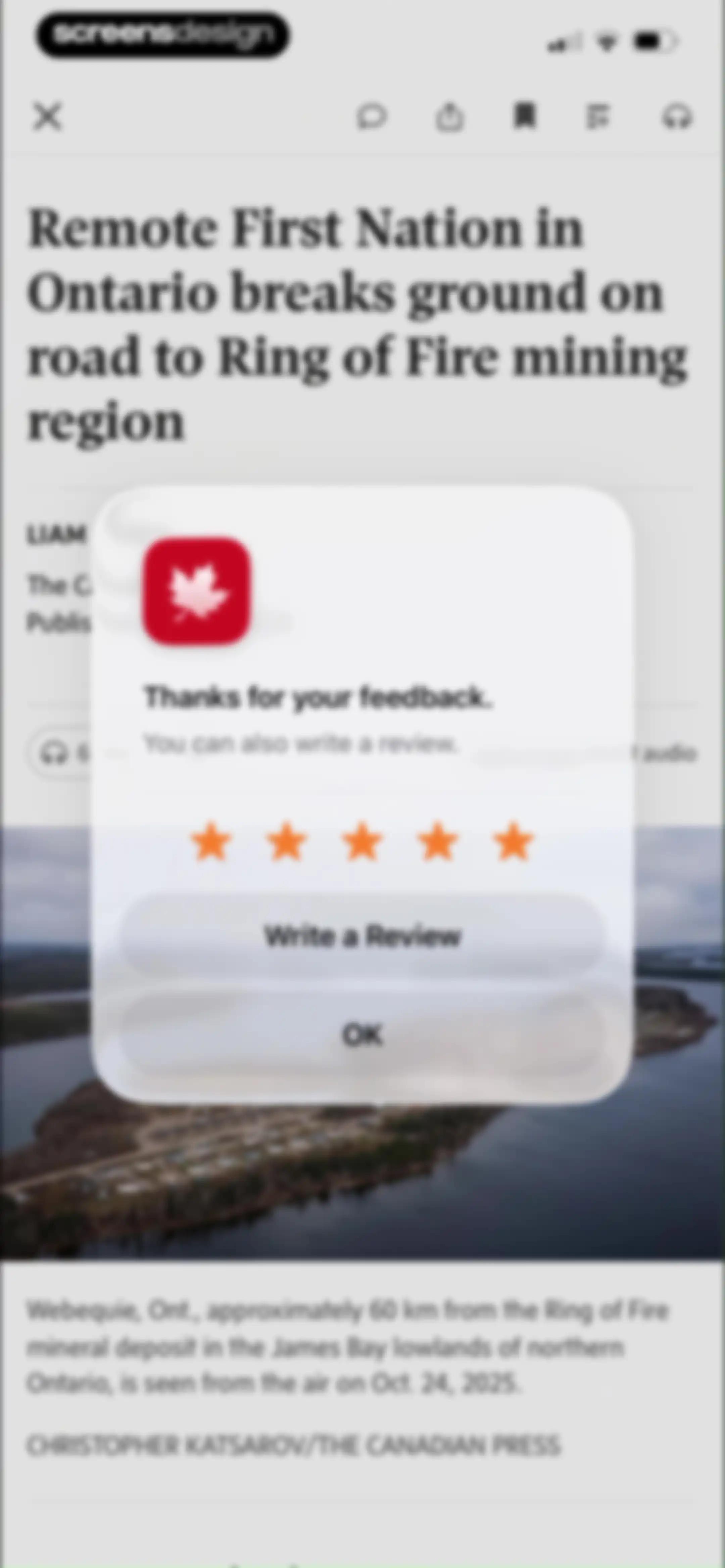 The Globe and Mail screen 36