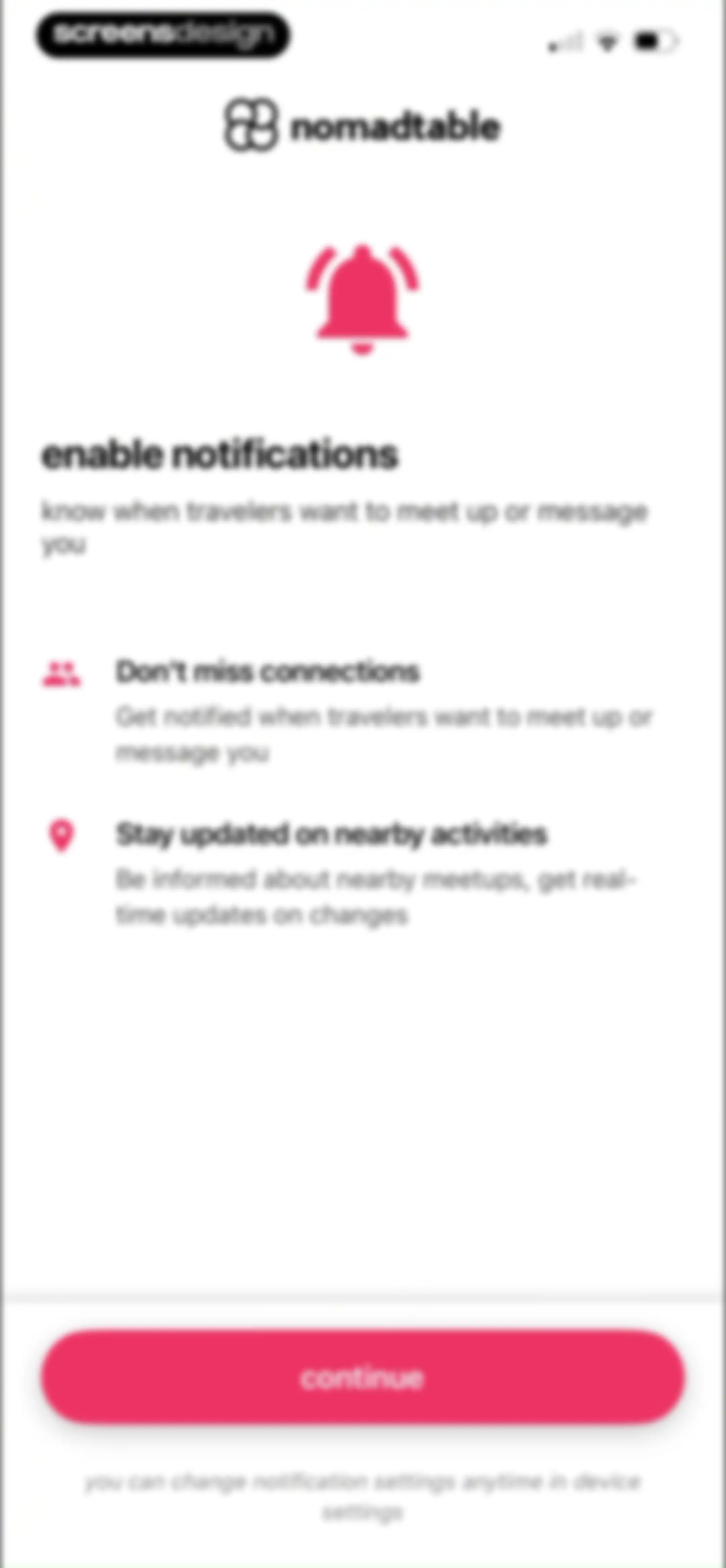 nomadtable: travel friends screen 29