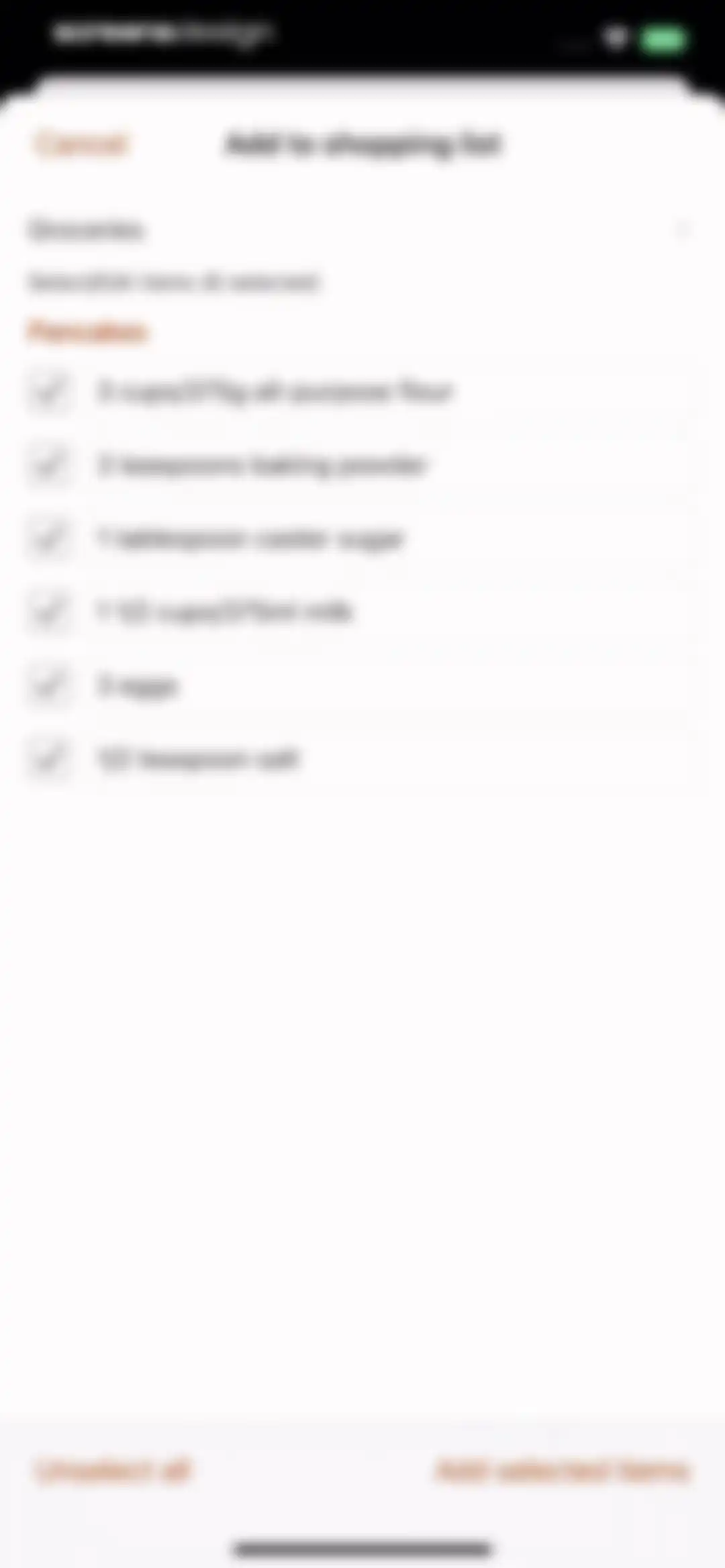 Recipe Keeper screen 46