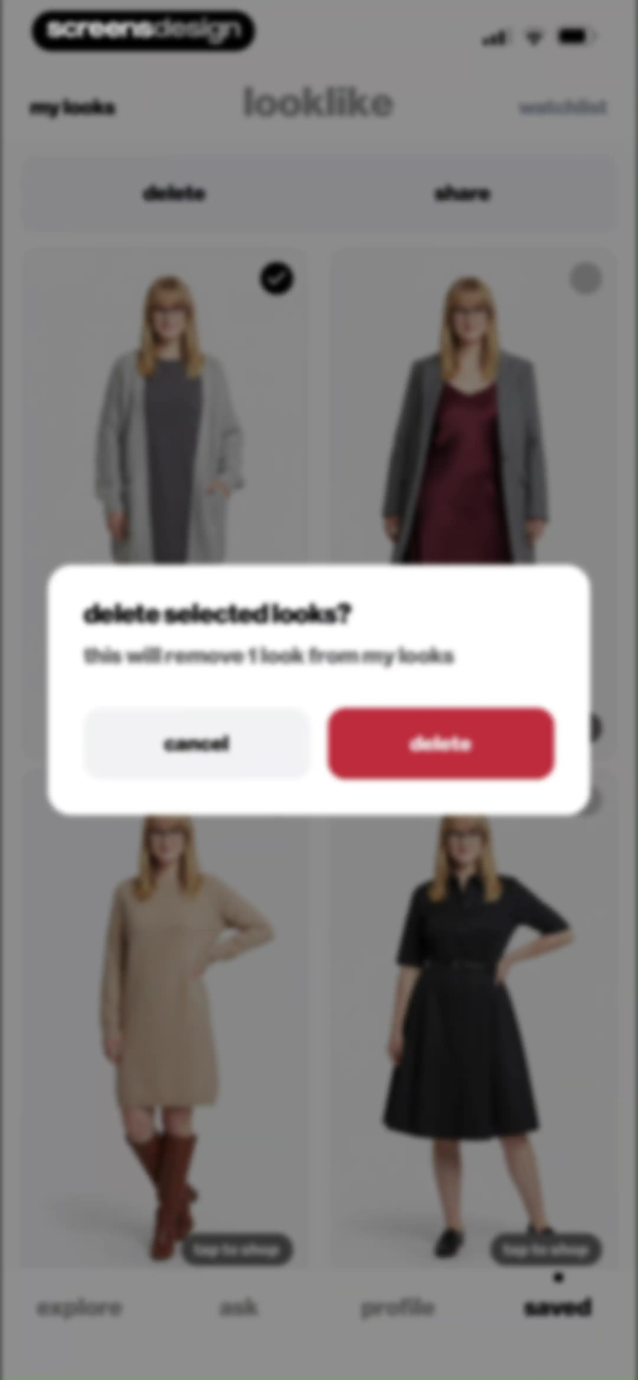 looklike: swipe fashion on you screen 58
