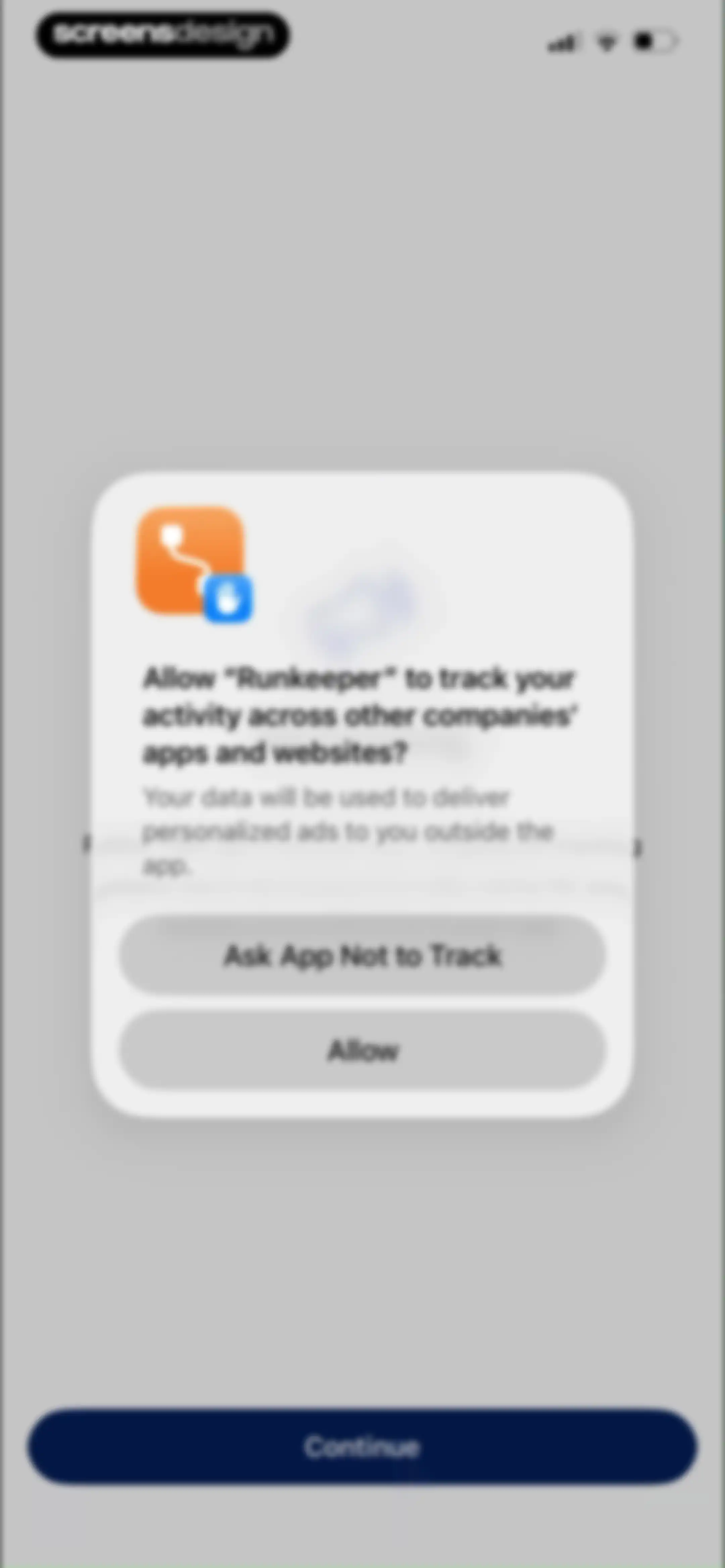 ASICS Runkeeper—Run Tracker screen 13