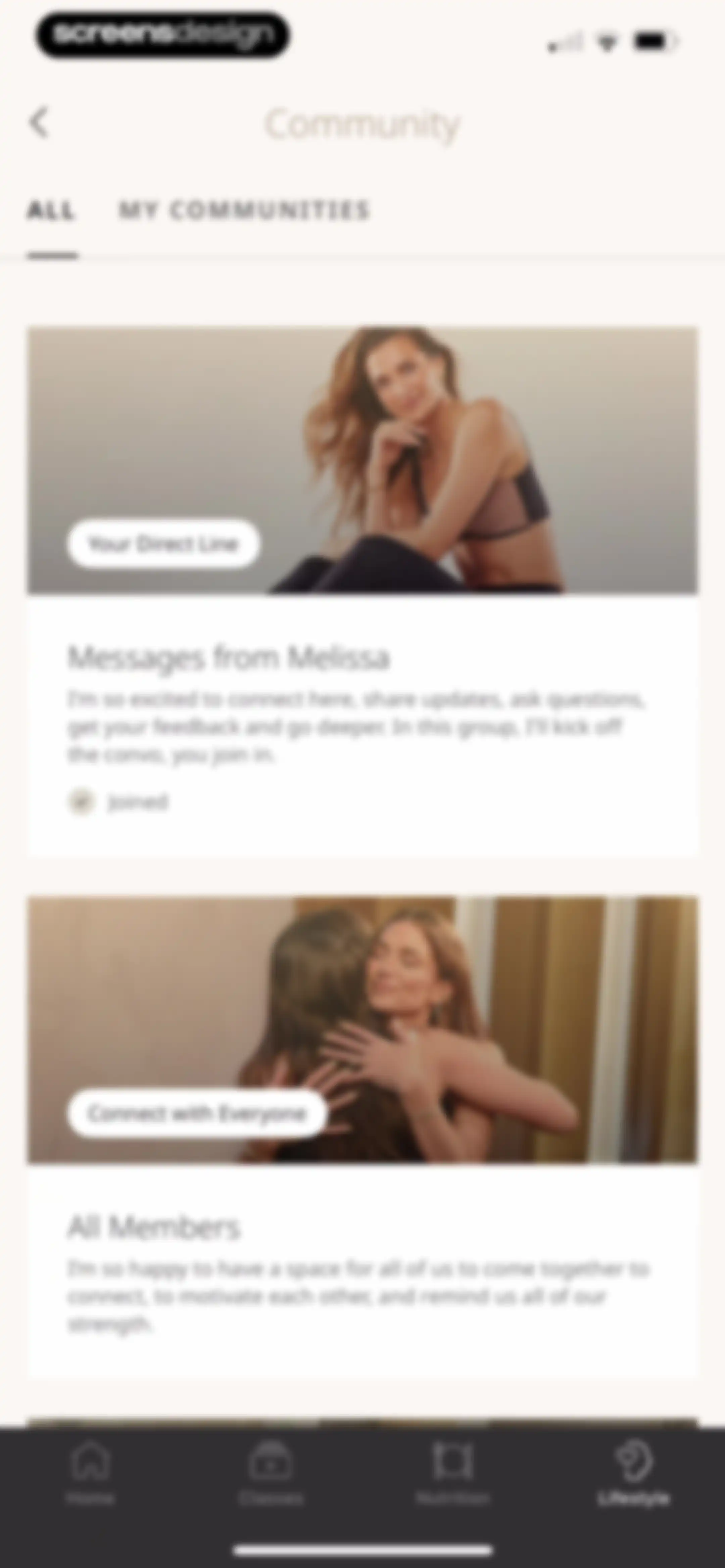 MWH: Fitness + Wellness screen 102
