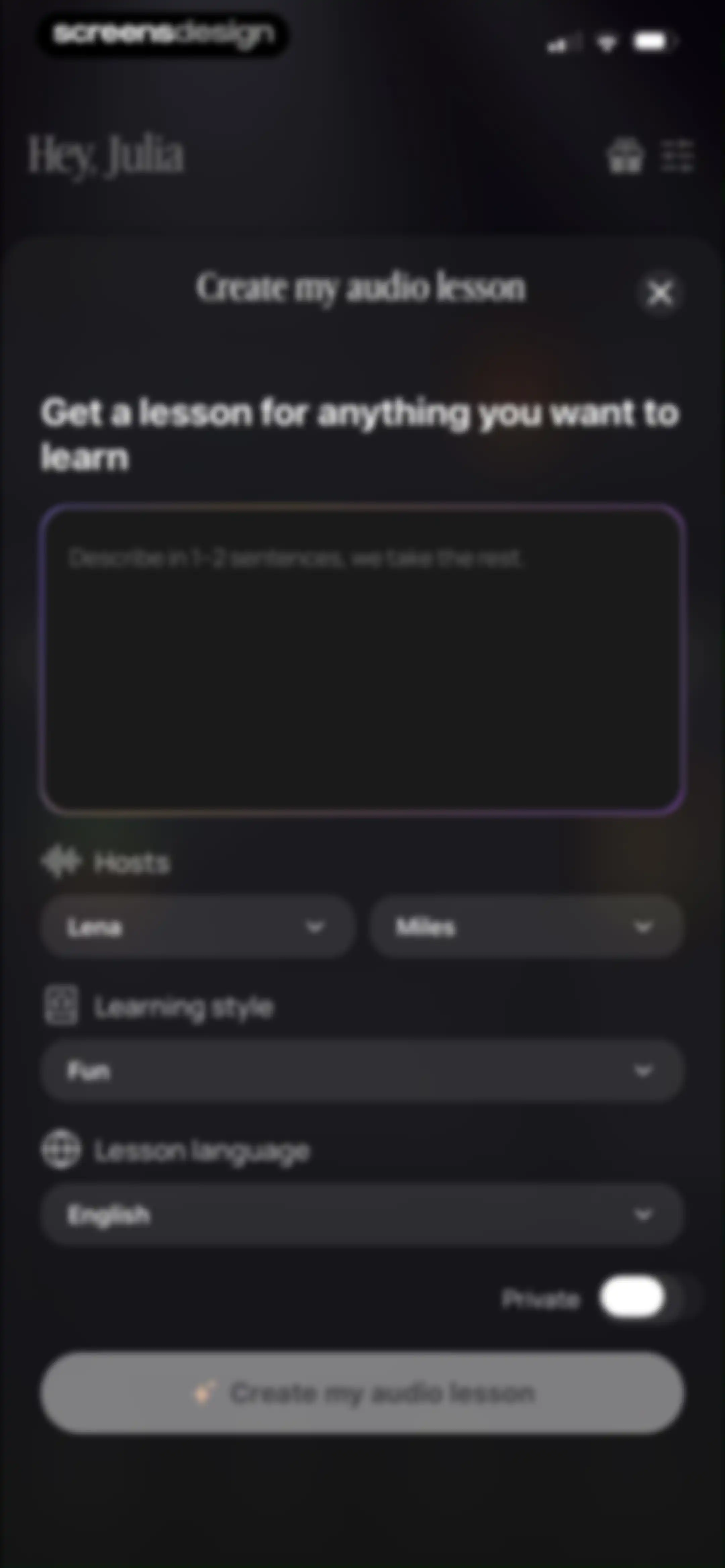 BeFreed: Personalized Learning screen 92