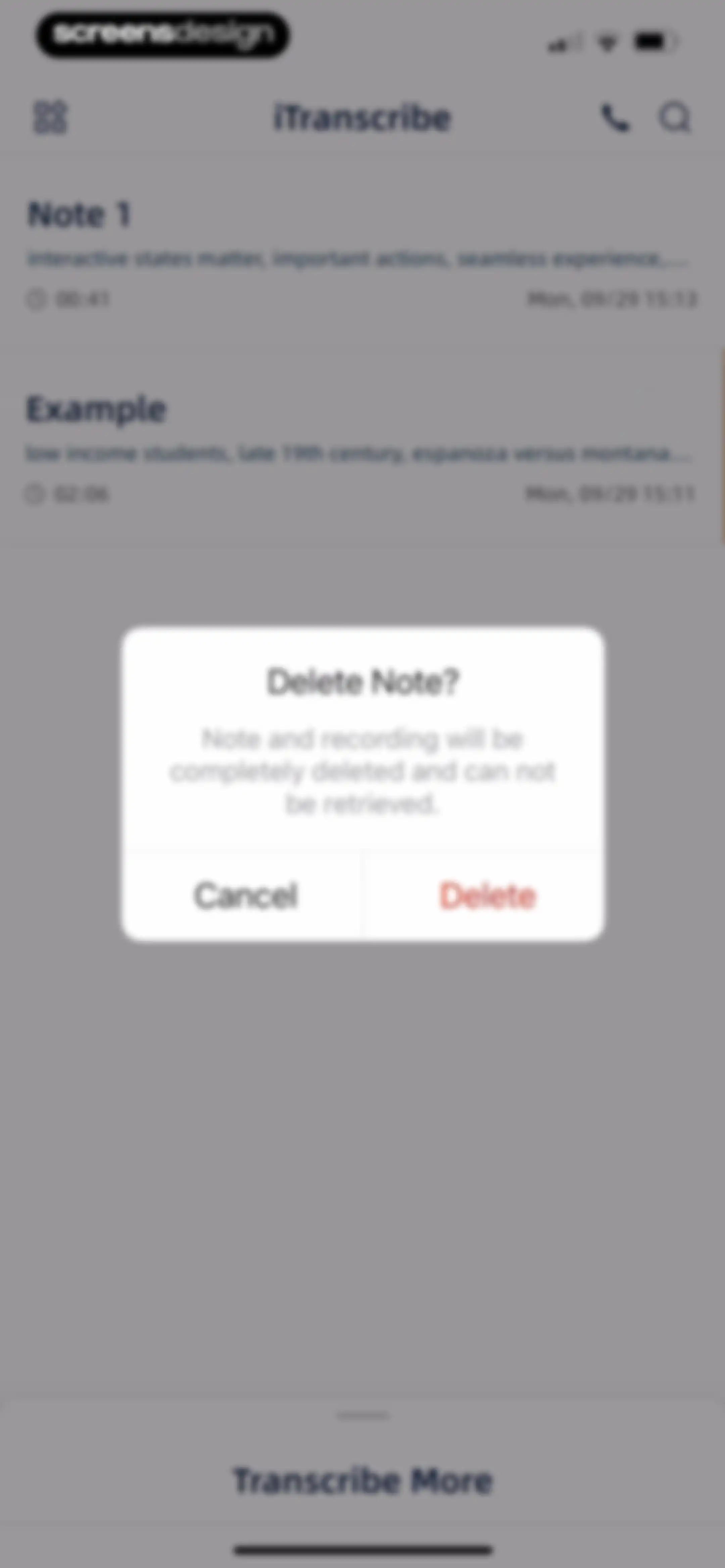 iTranscribe - Audio to Text screen 71