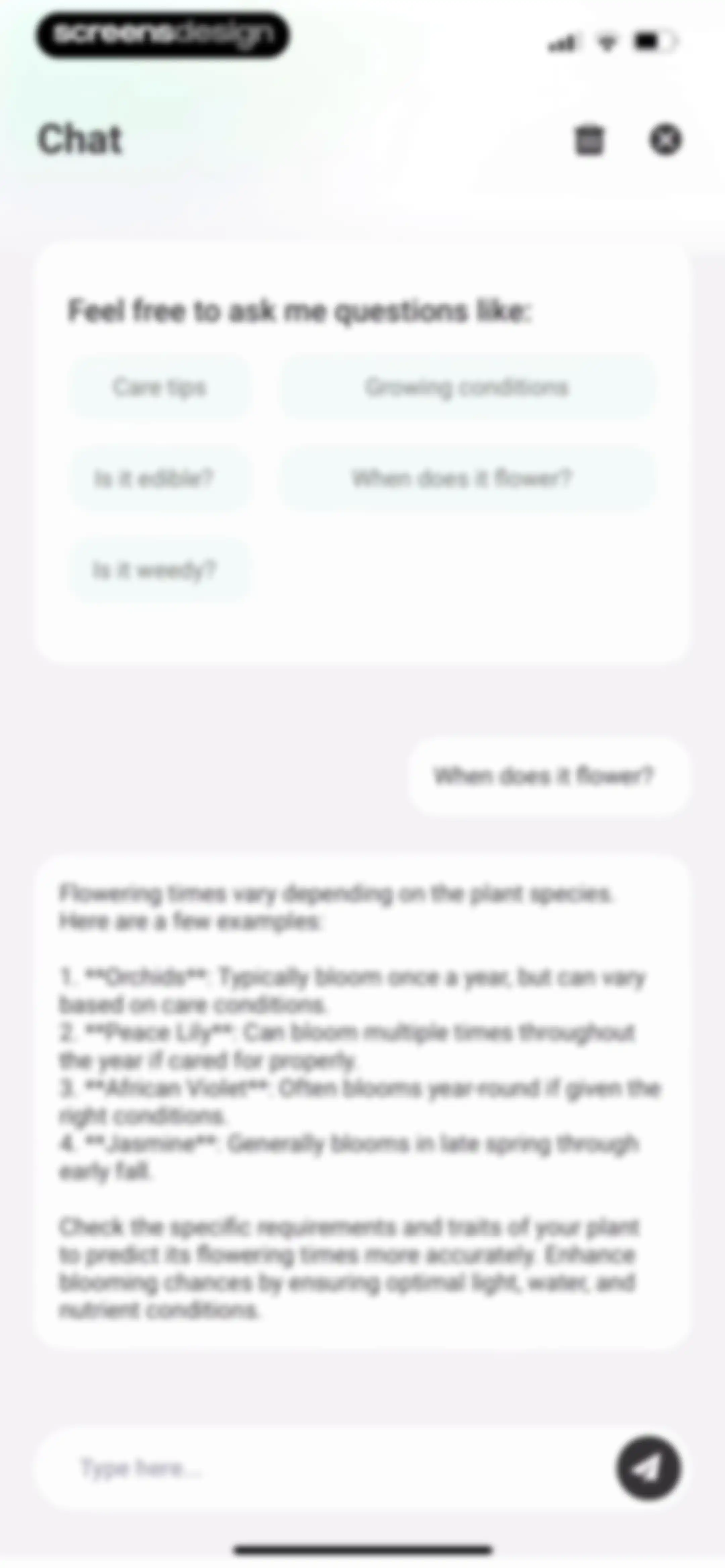 PlantDaily: AI Plant Care screen 123