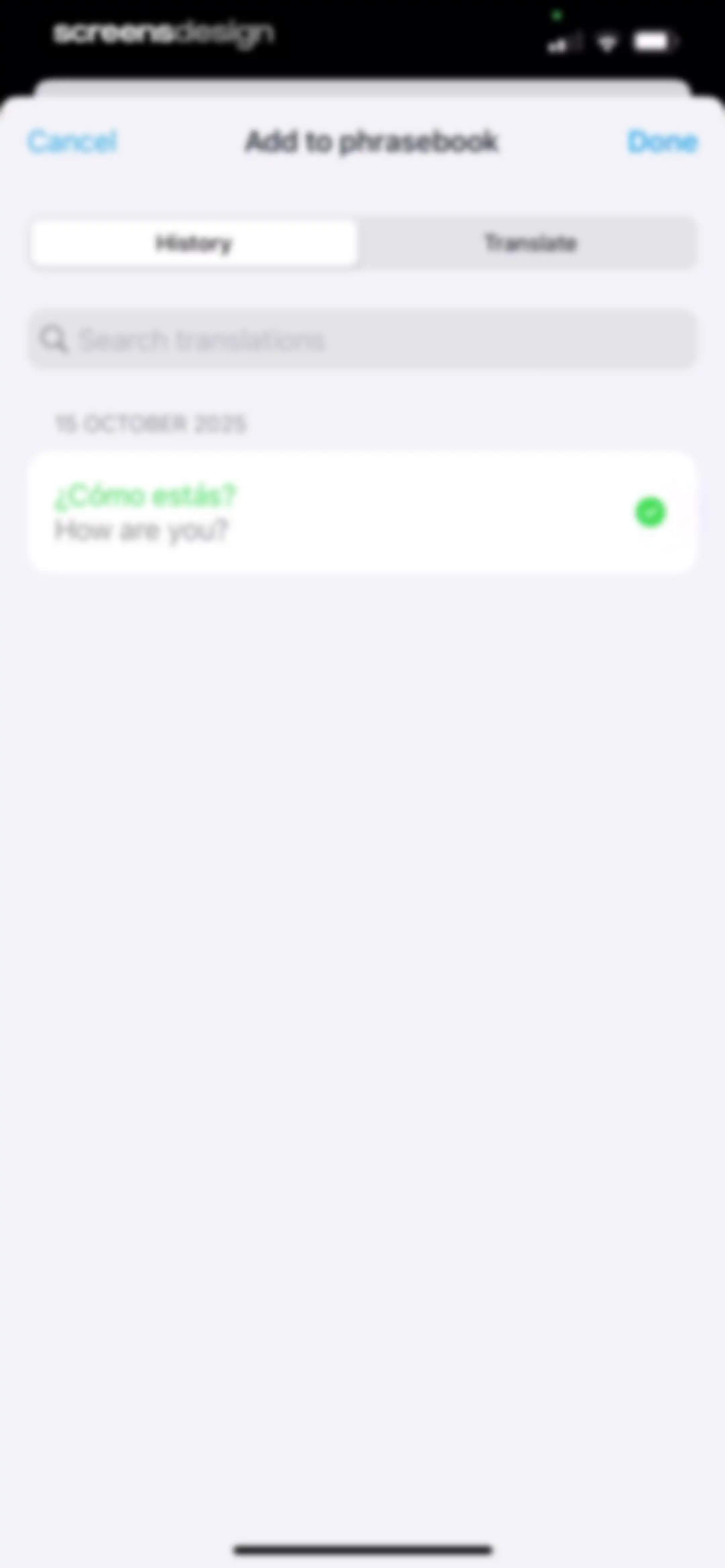 iTranslate Translator screen 88