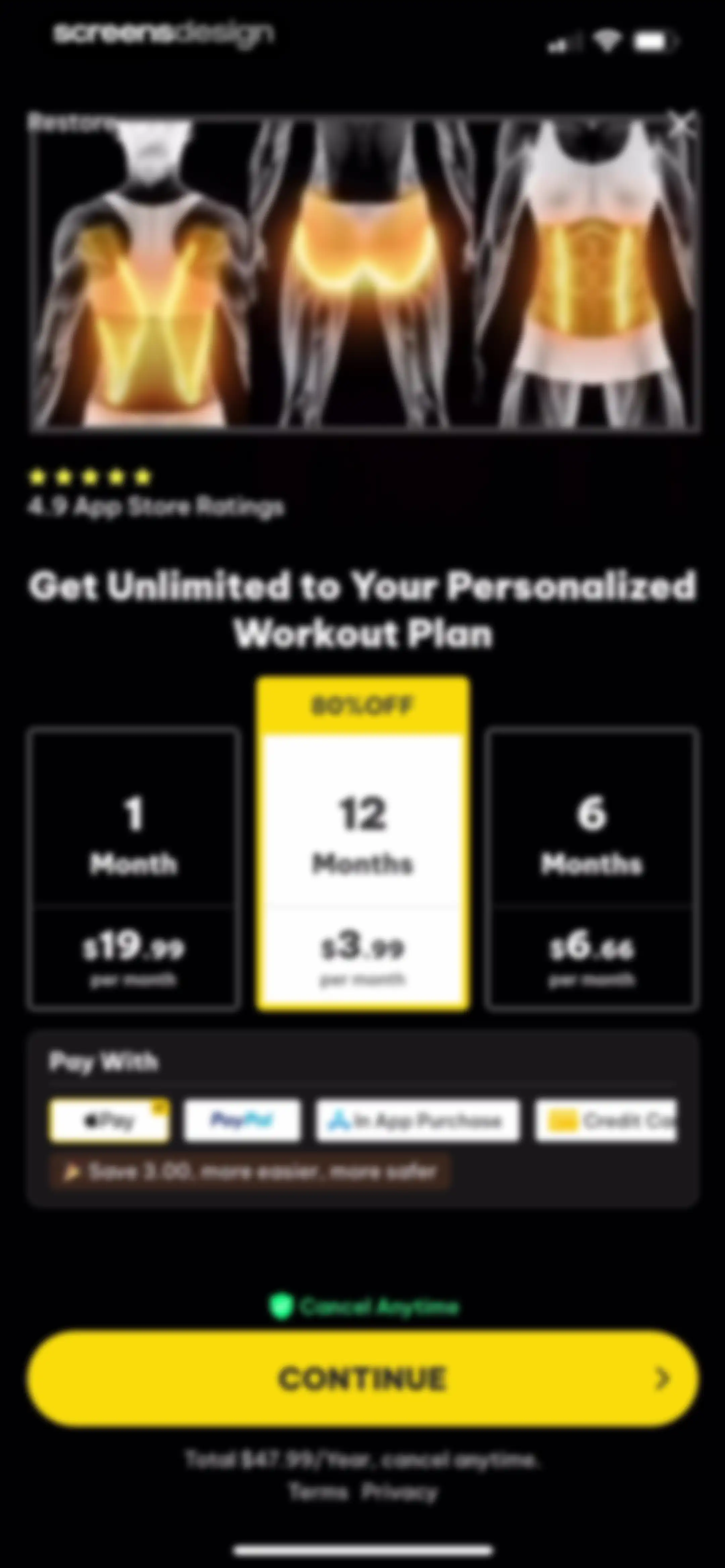 Muscle Monster Workout Planner screen 37