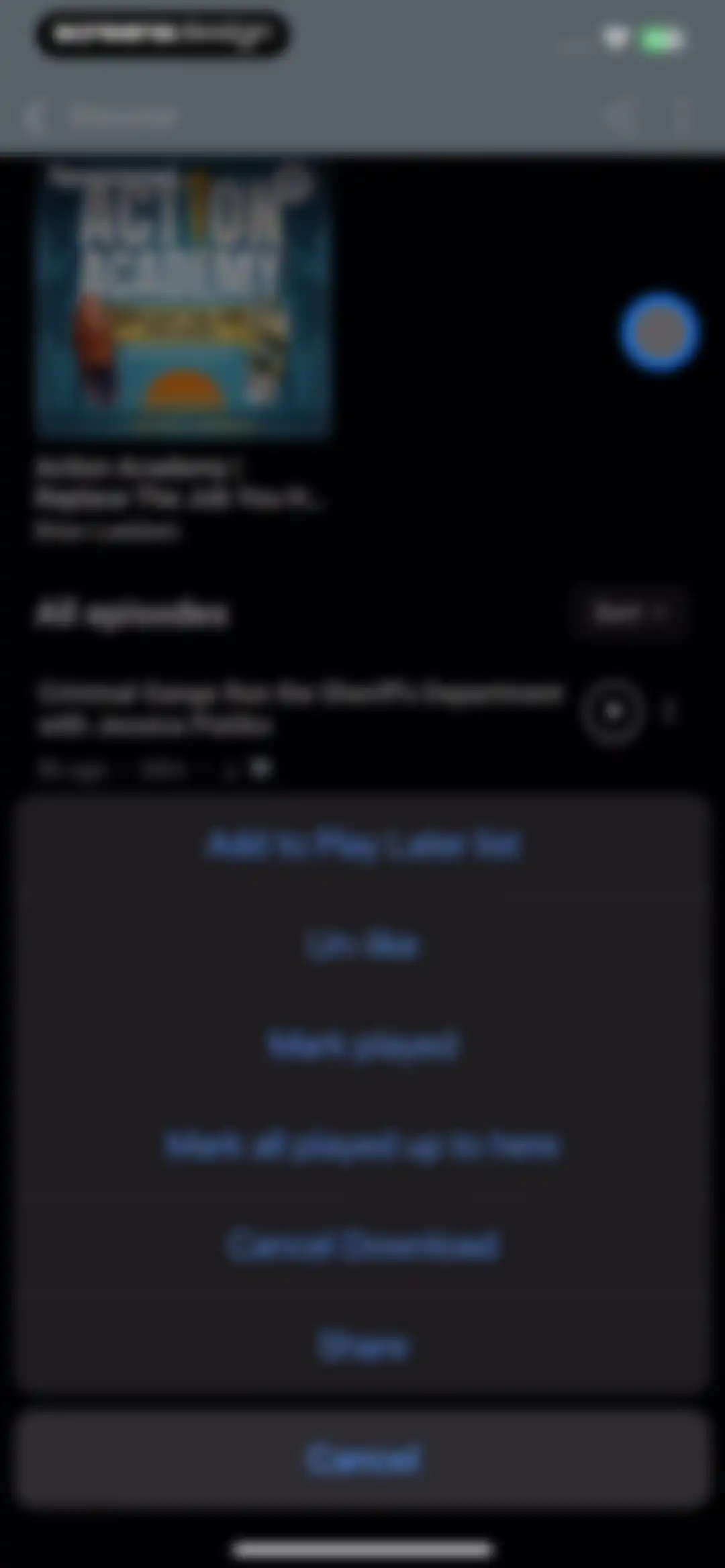 Breaker—The social podcast app screen 26