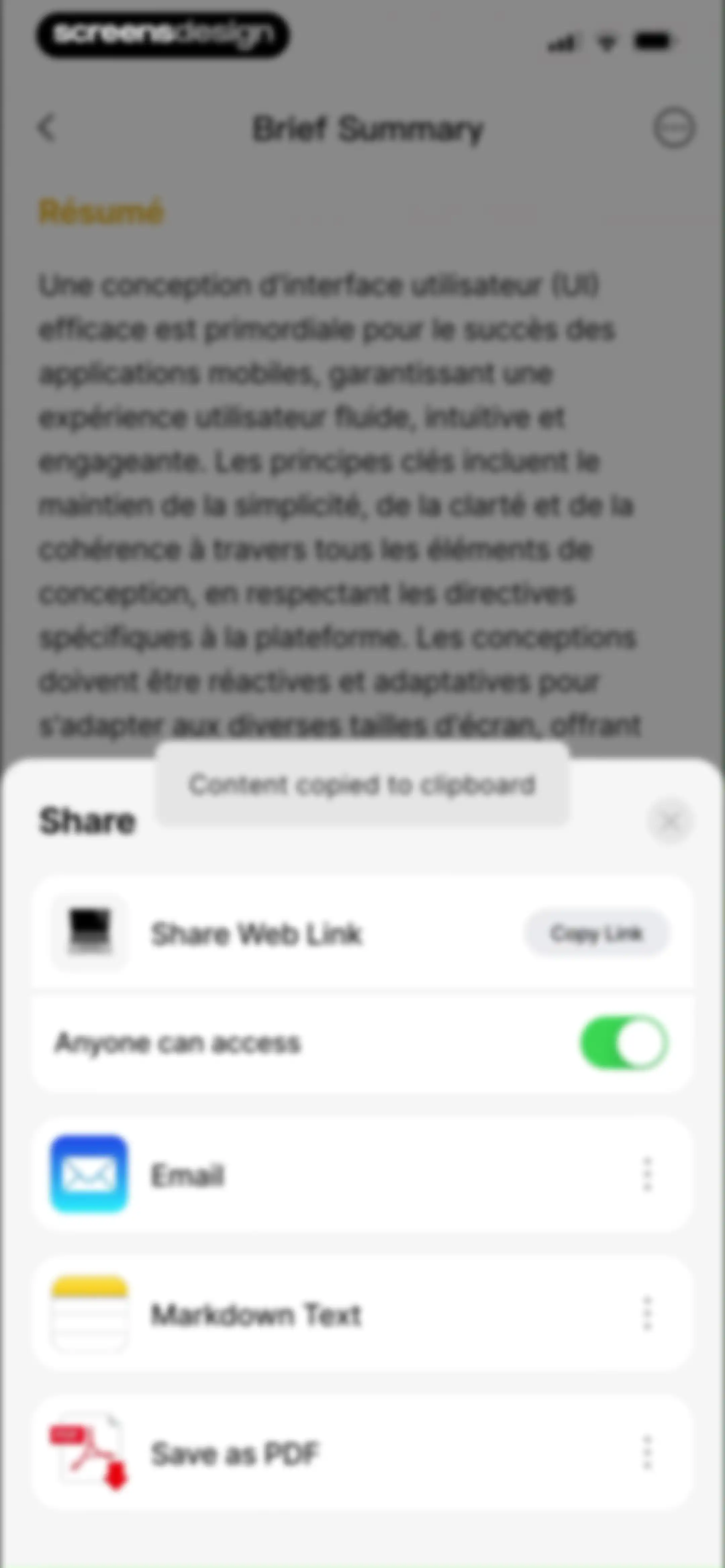 HyNote: AI Note Taker, Summary screen 32